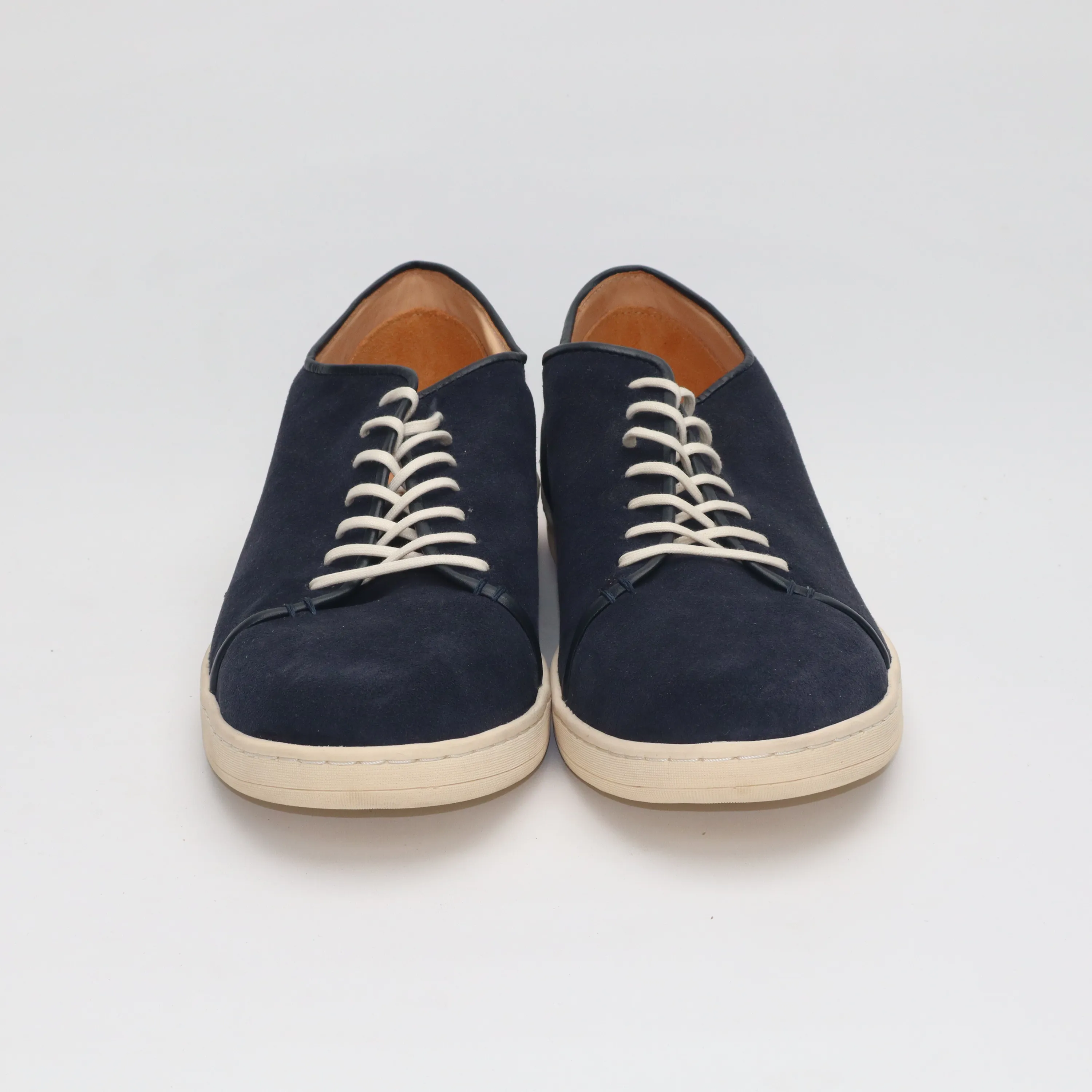 Harlestone Derby - Navy Scottish Deer Suede - SRE2 75 sold by Crown Northampton