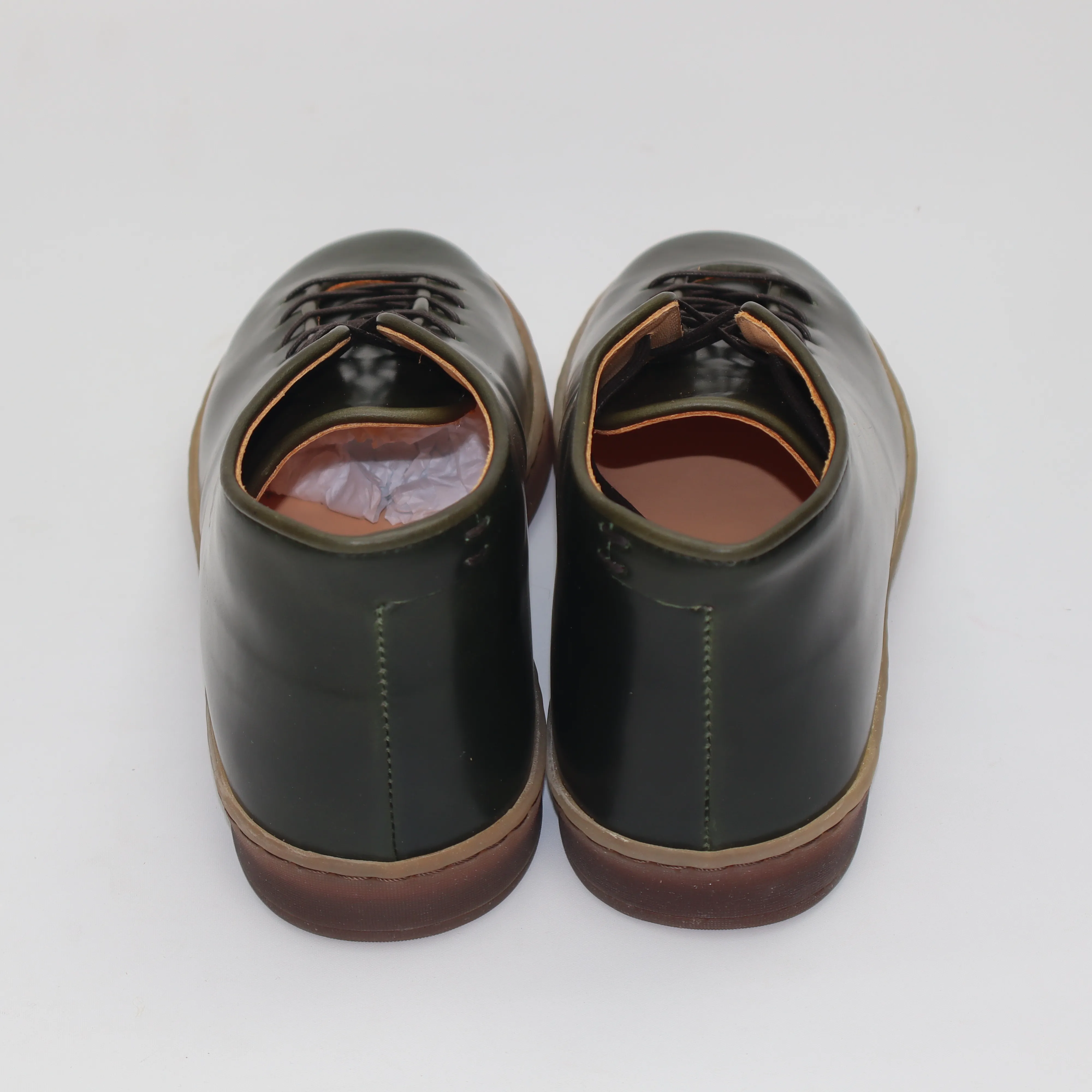 Everdon Wholecut Mid - Shinki Green Shell Cordovan - SRE3 4 sold by Crown Northampton product image thumbnail 3