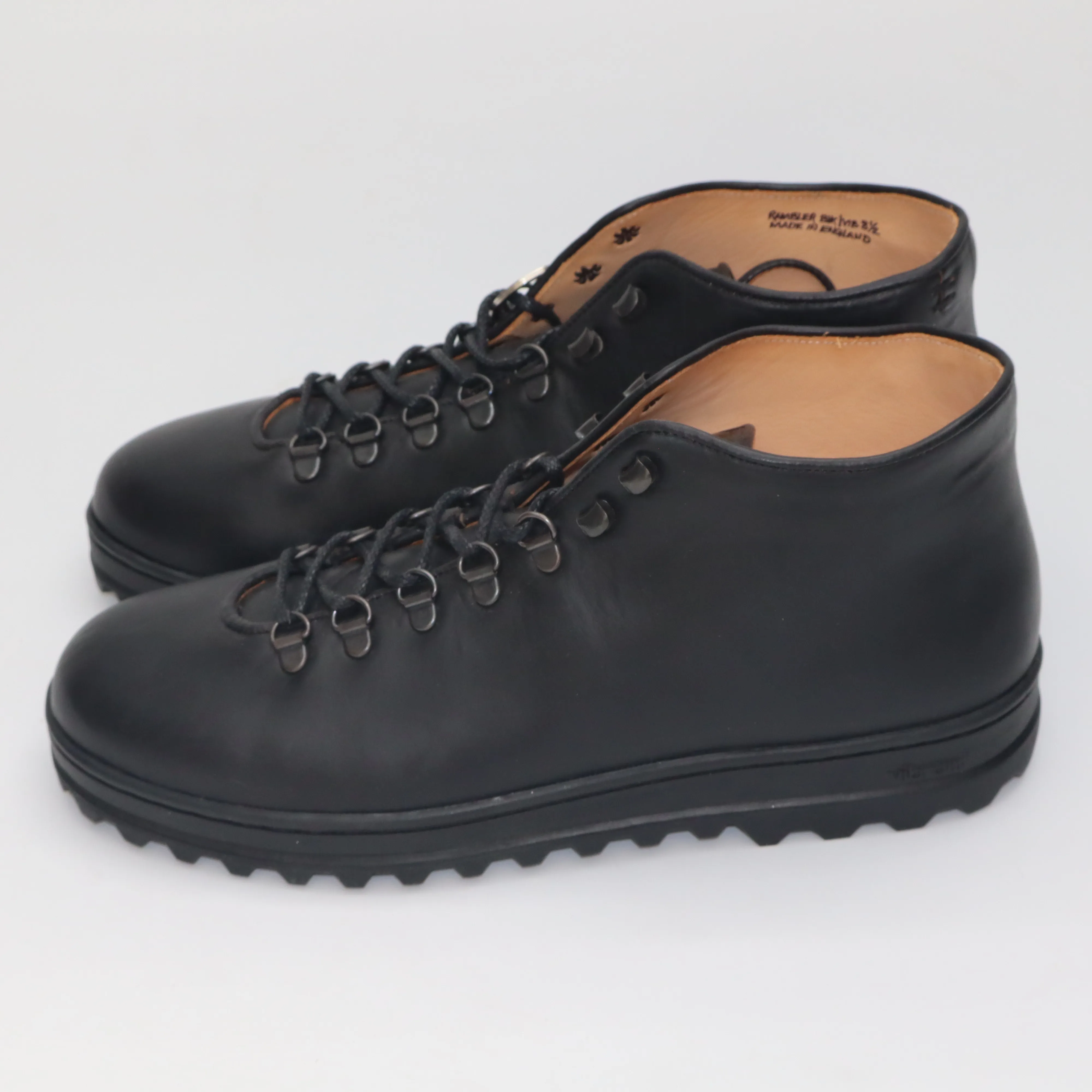 Everdon 'Rambler' Wholecut Mid - Horween Black Chromexcel - SRE3 3 sold by Crown Northampton product image thumbnail 2