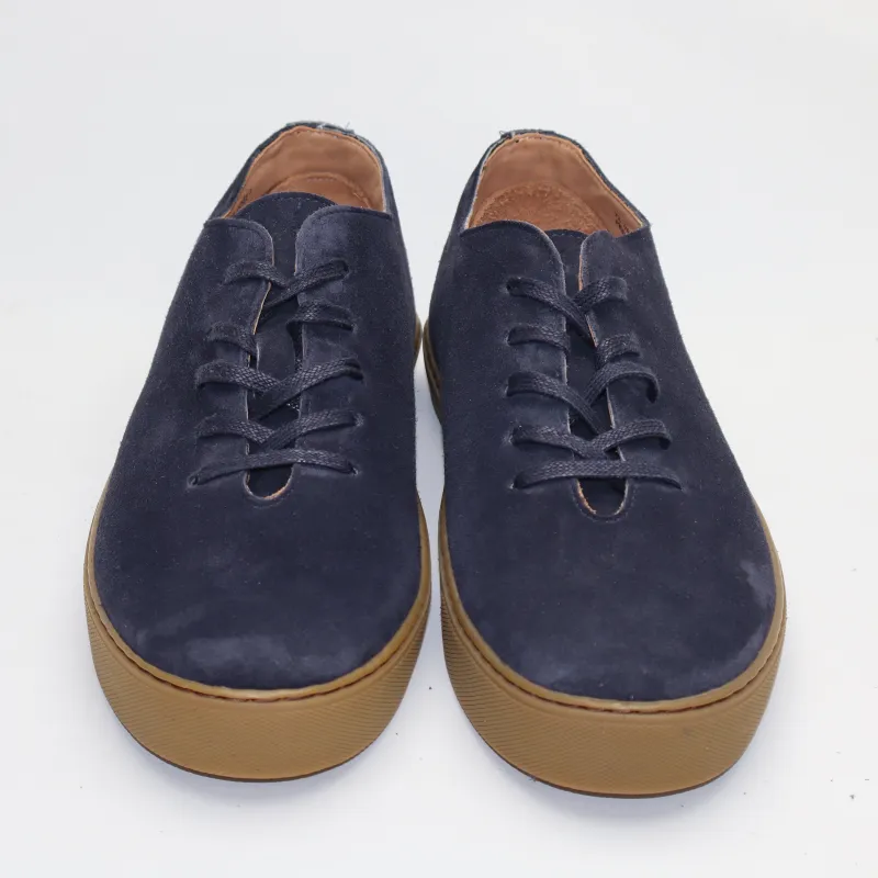 Upton Wholecut - Navy Kudu Suede - SRE4 44 made by Crown