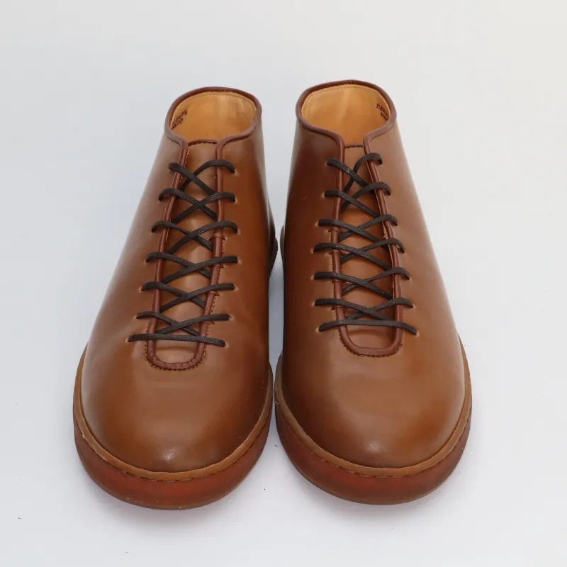 Everdon Wholecut Mid - Horween Bourbon Shell Cordovan - SRE4 41 made by Crown