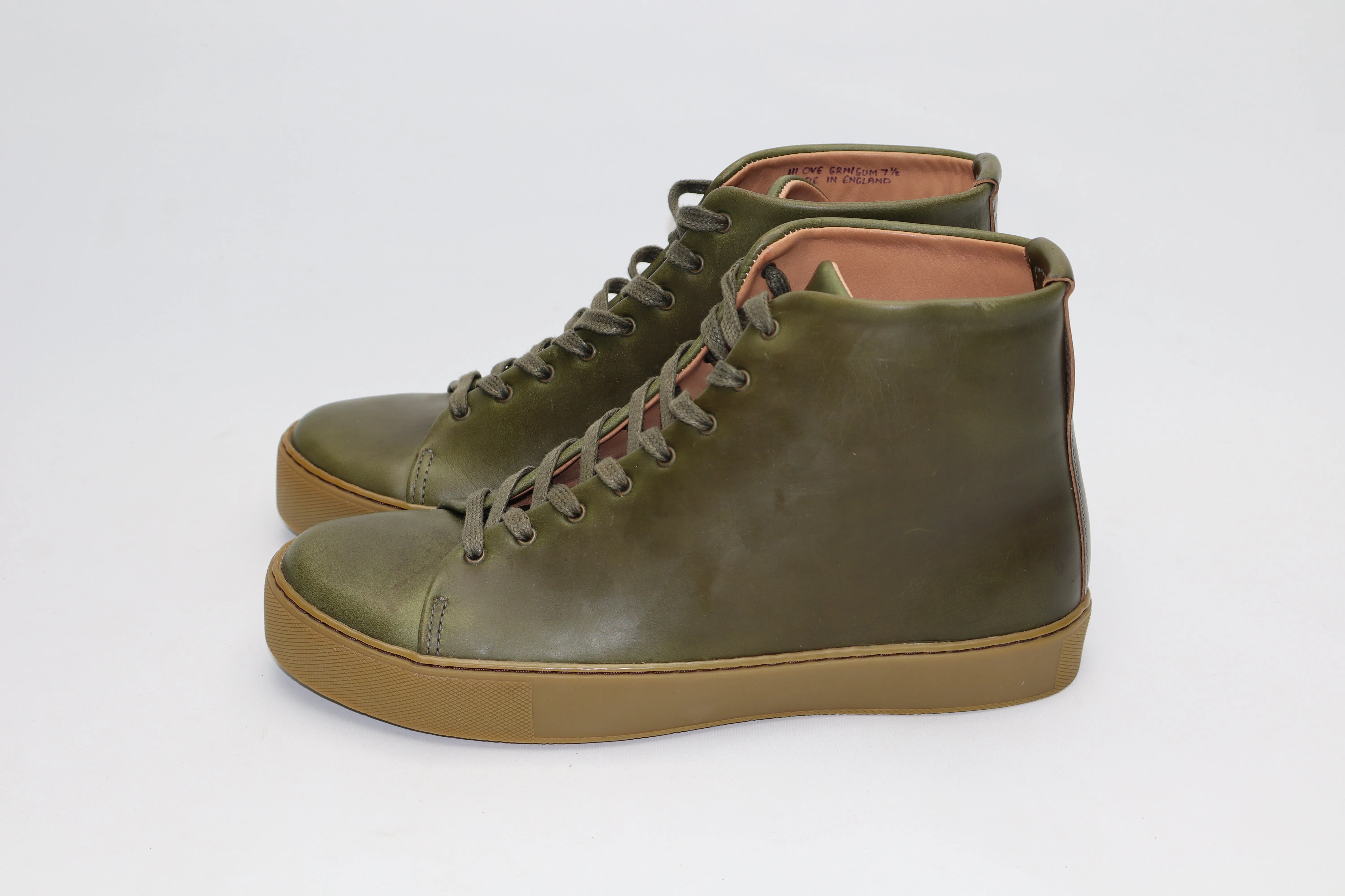 Overstone Hi Derby - Horween Forest Green Chromexcel - SRE4 19 sold by Crown Northampton product image thumbnail 2