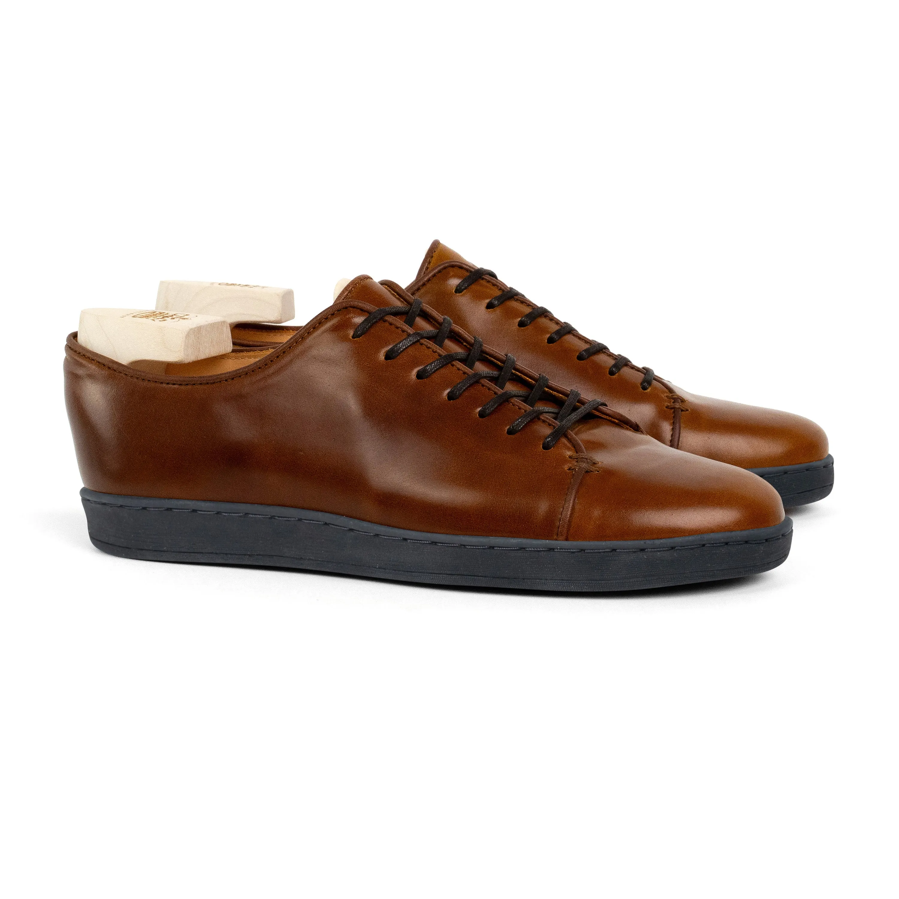 Harlestone Derby - Amber Shinki Shell Cordovan sold by Crown Northampton product image thumbnail 5