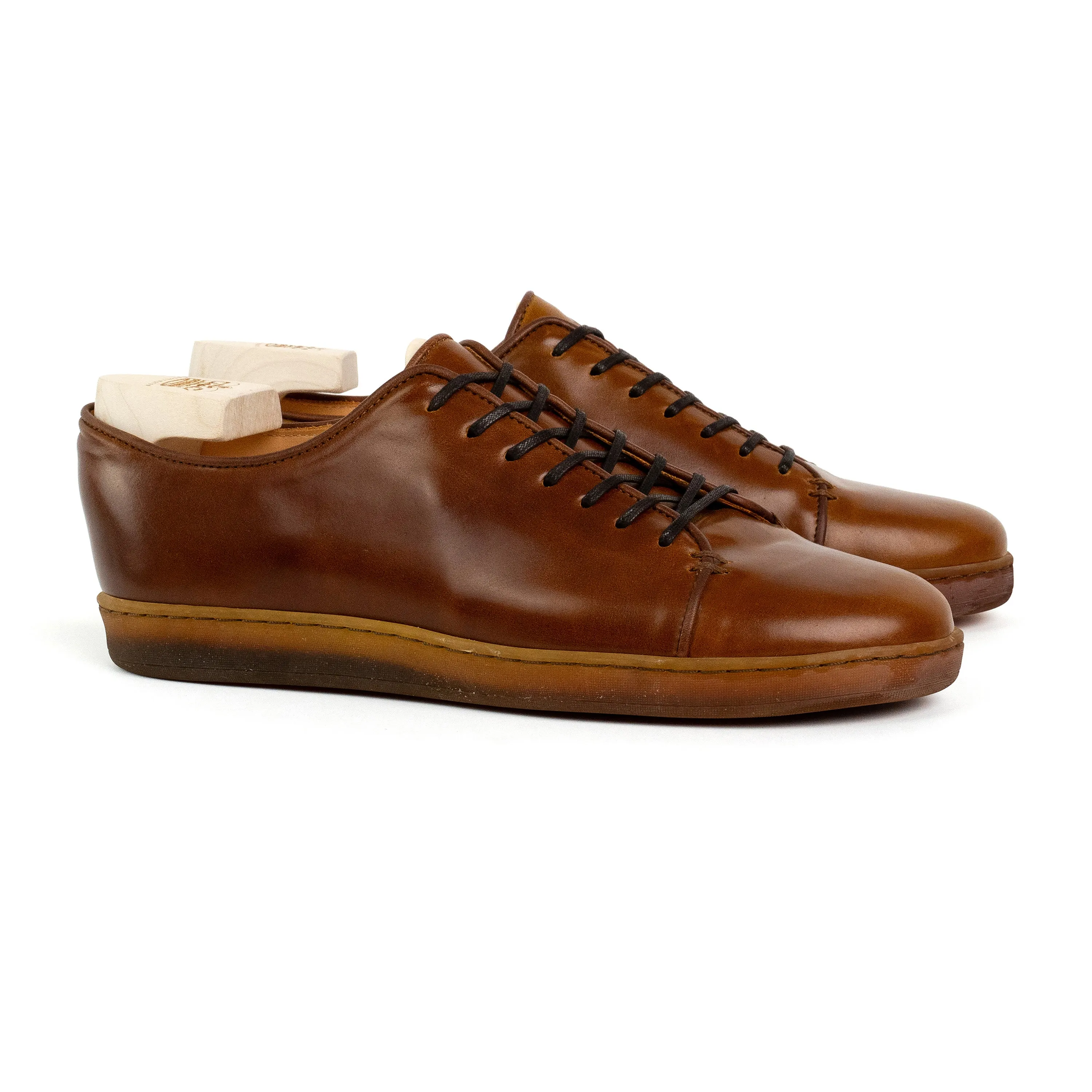 Harlestone Derby - Amber Shinki Shell Cordovan sold by Crown Northampton product image thumbnail 4