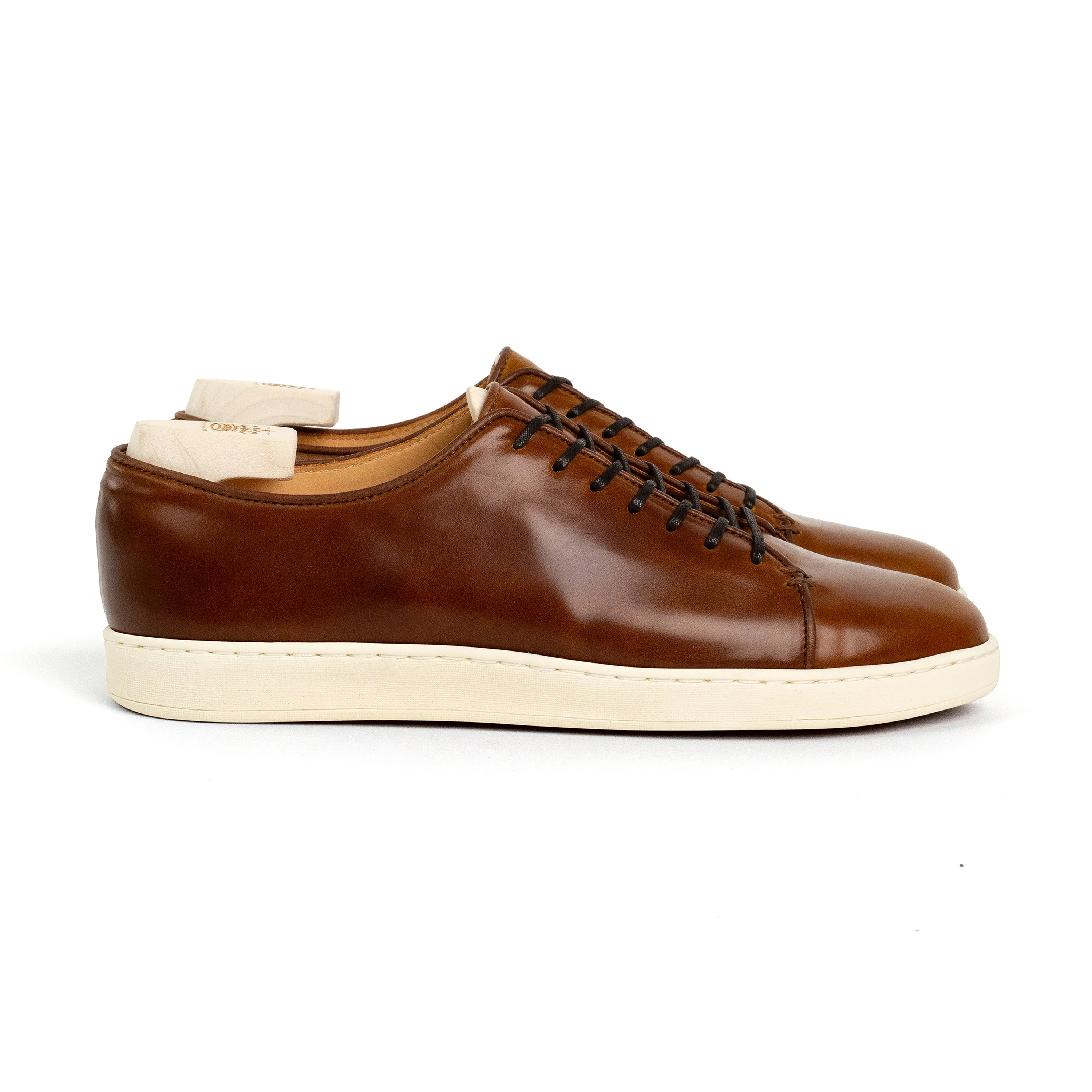 Harlestone Derby - Amber Shinki Shell Cordovan sold by Crown Northampton product image thumbnail 2
