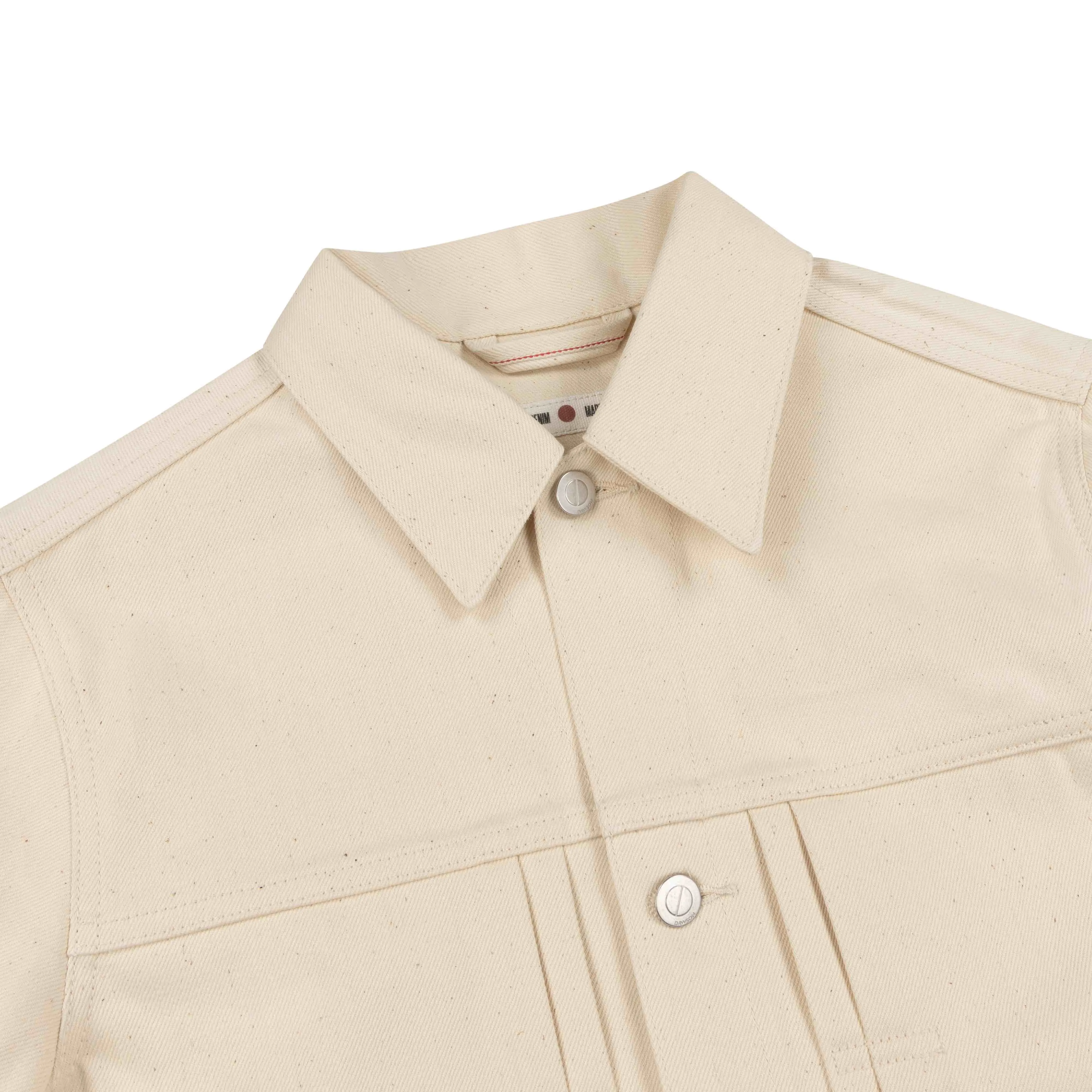 RAW ECRU TYPE II JACKET 14oz ORGANIC sold by Dawson Denim product image thumbnail 3