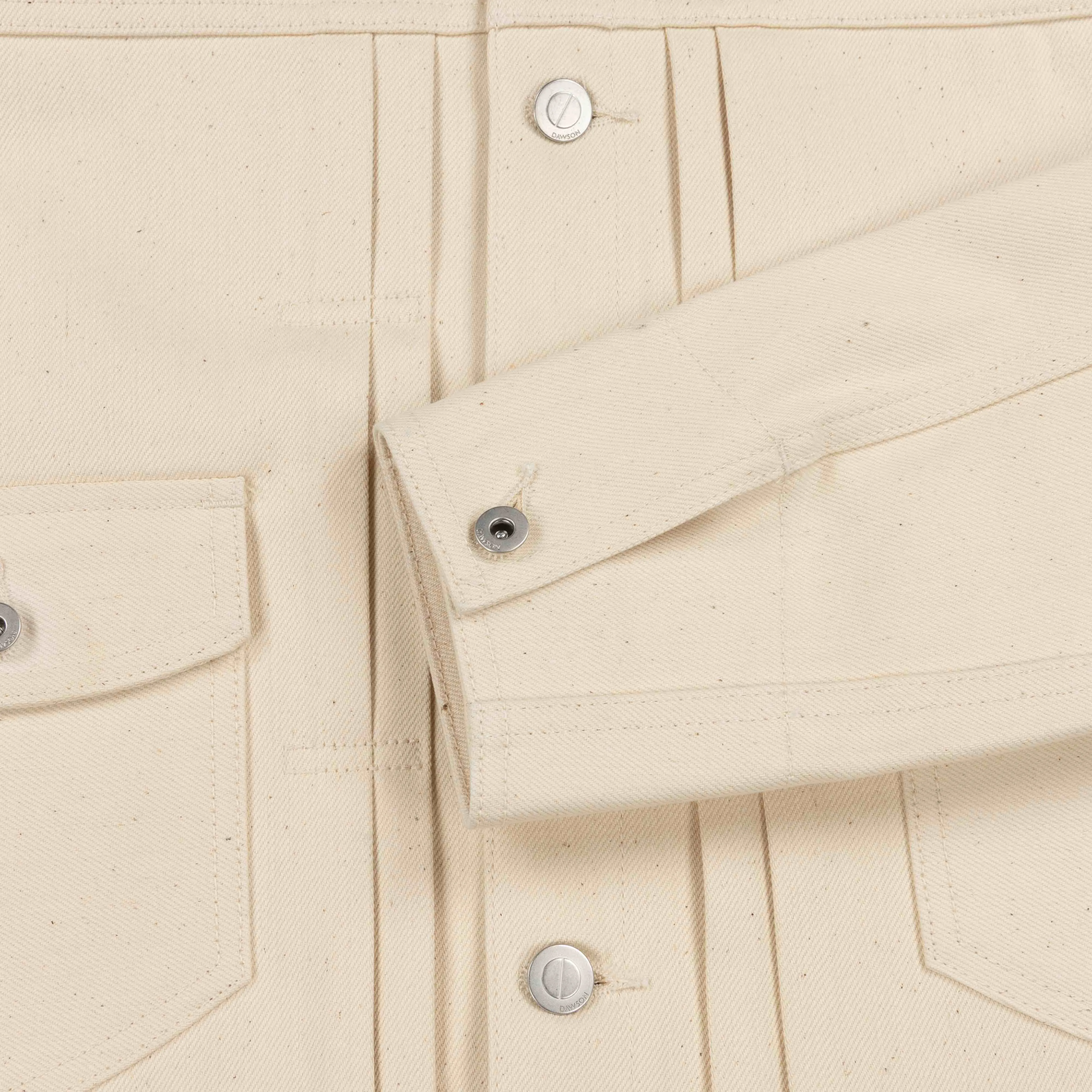 RAW ECRU TYPE II JACKET 14oz ORGANIC sold by Dawson Denim product image thumbnail 4
