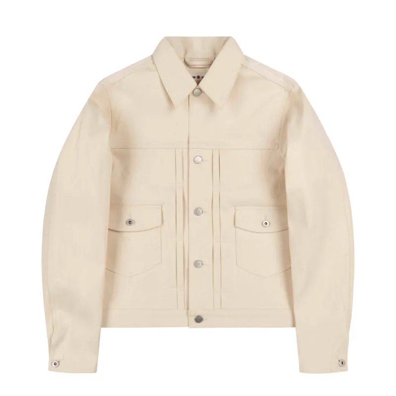 RAW ECRU TYPE II JACKET 14oz ORGANIC sold by Dawson Denim