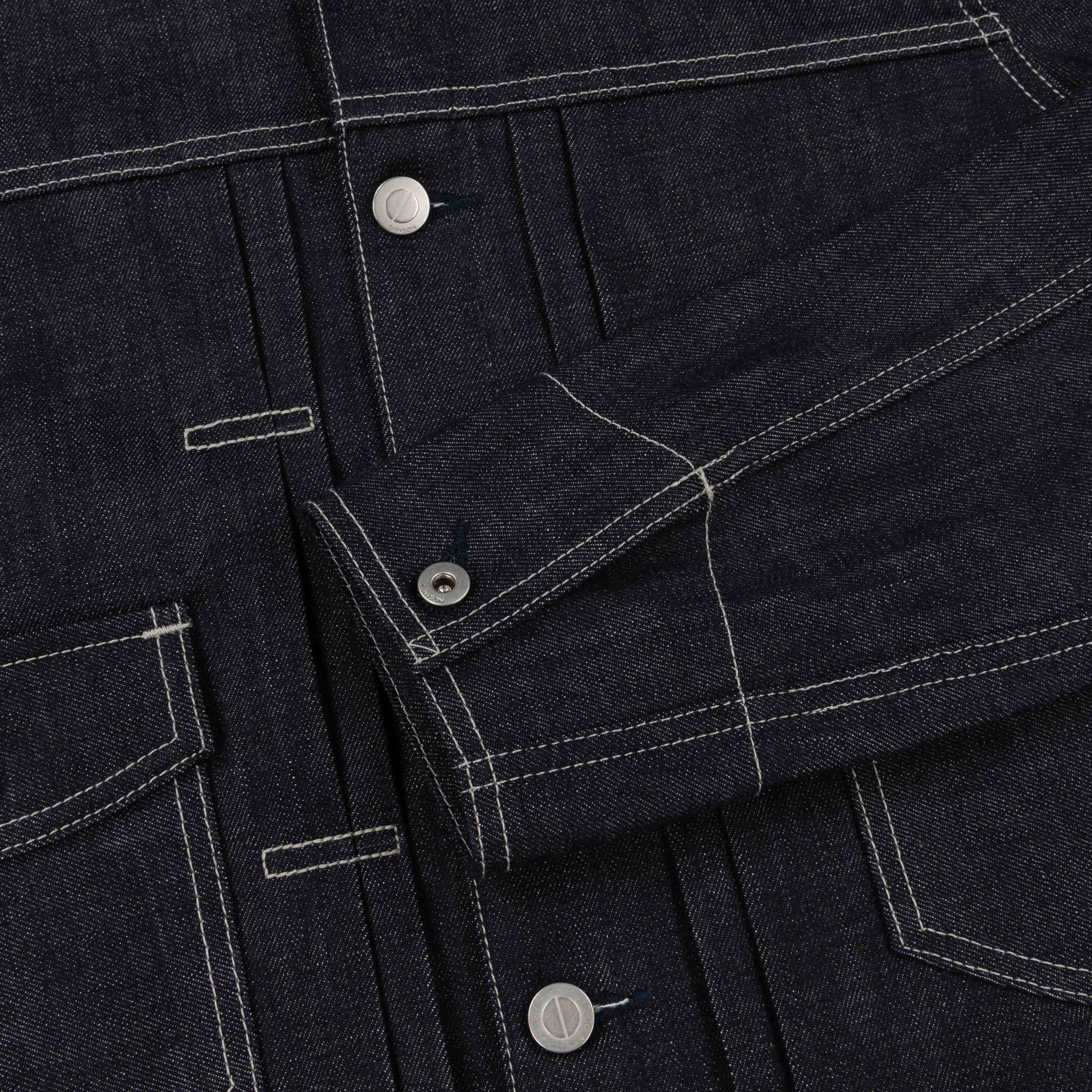 LOT 41 RAW TYPE II JACKET 14oz ORGANIC sold by Dawson Denim product image thumbnail 4