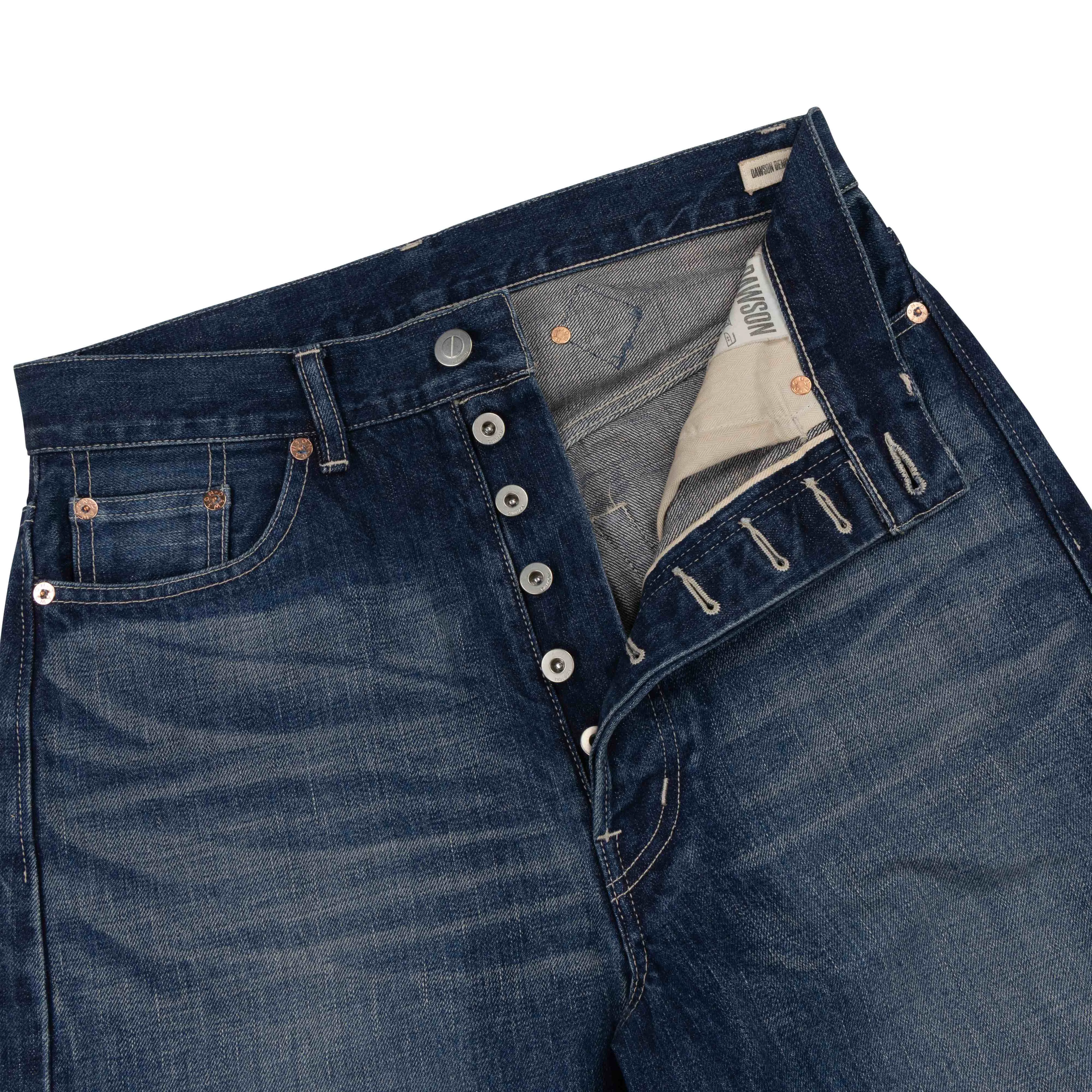 LOT 41 : 3 YEAR WIDE LEG JEANS 14OZ ORGANIC COTTON sold by Dawson Denim product image thumbnail 3