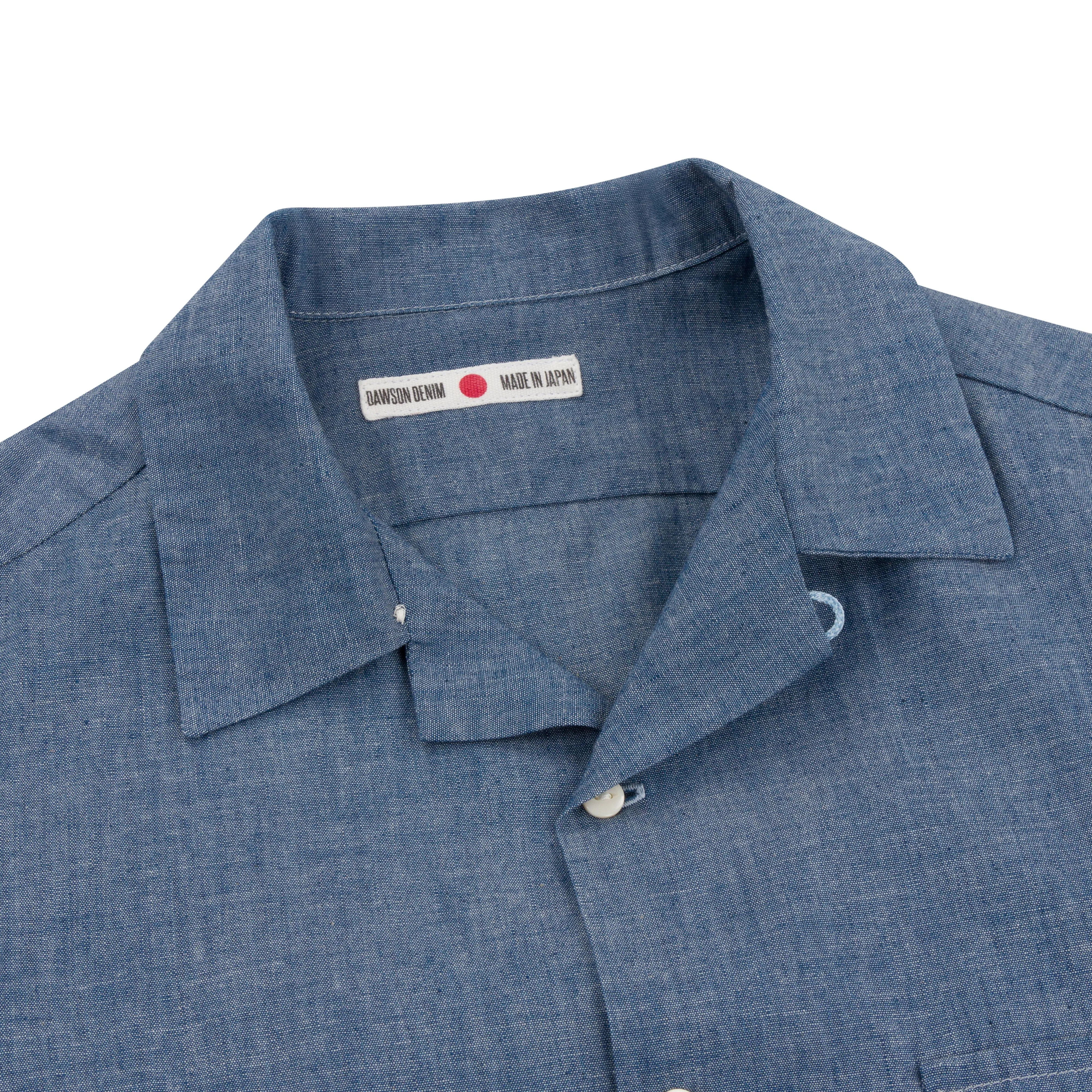Sports Shirt : Blue Chambray Selvedge sold by Dawson Denim product image thumbnail 3