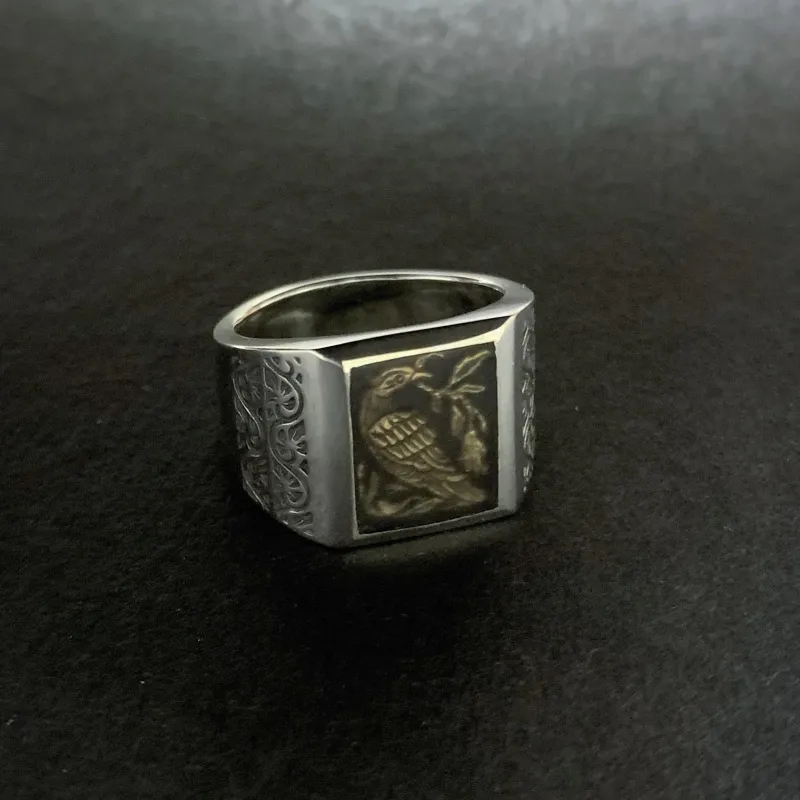 Flower Eating Bird sold by Dawson Denim