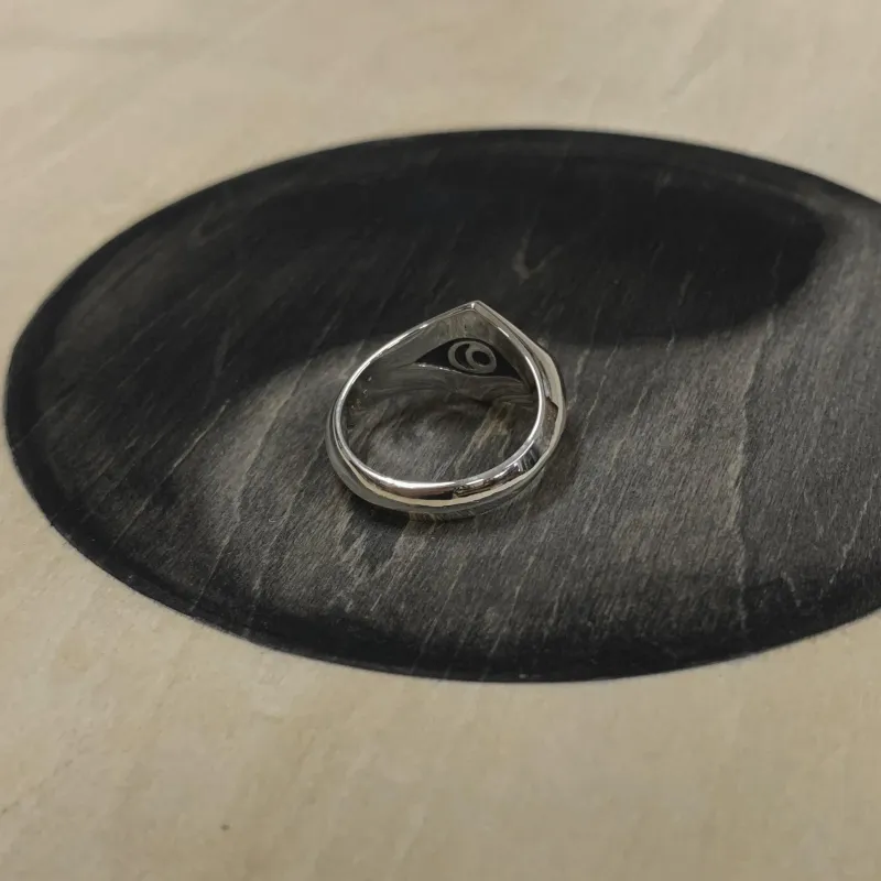 Yin-Yang Eye signet ring sold by Dawson Denim