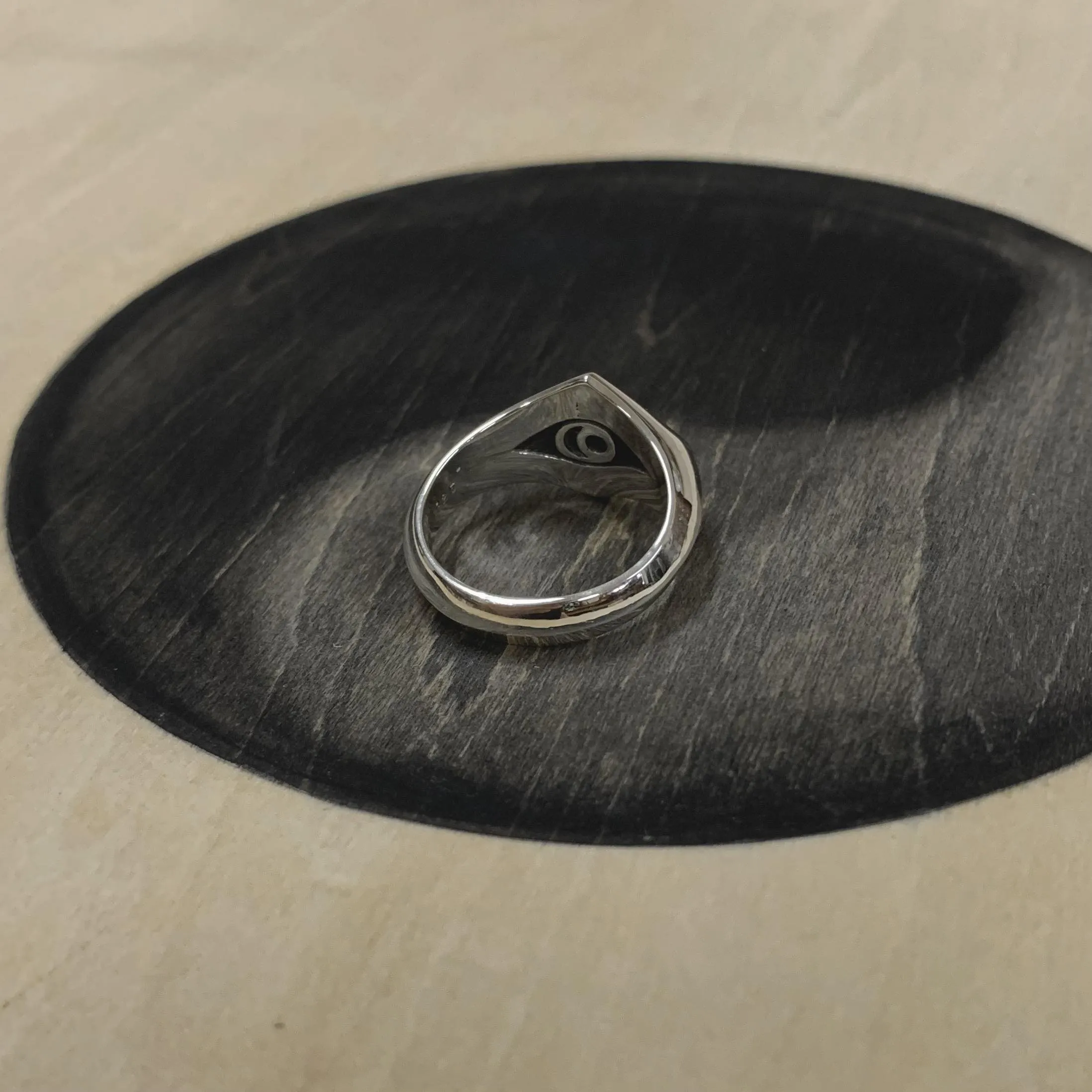 Yin-Yang Eye signet ring sold by Dawson Denim