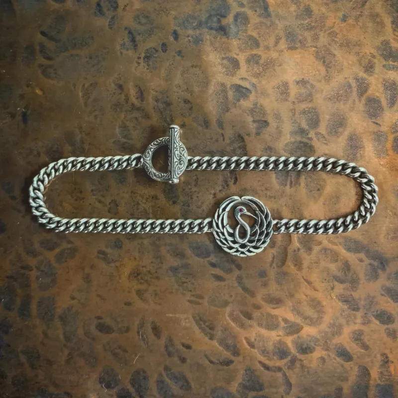 Japanese Crane Bracelet sold by Dawson Denim