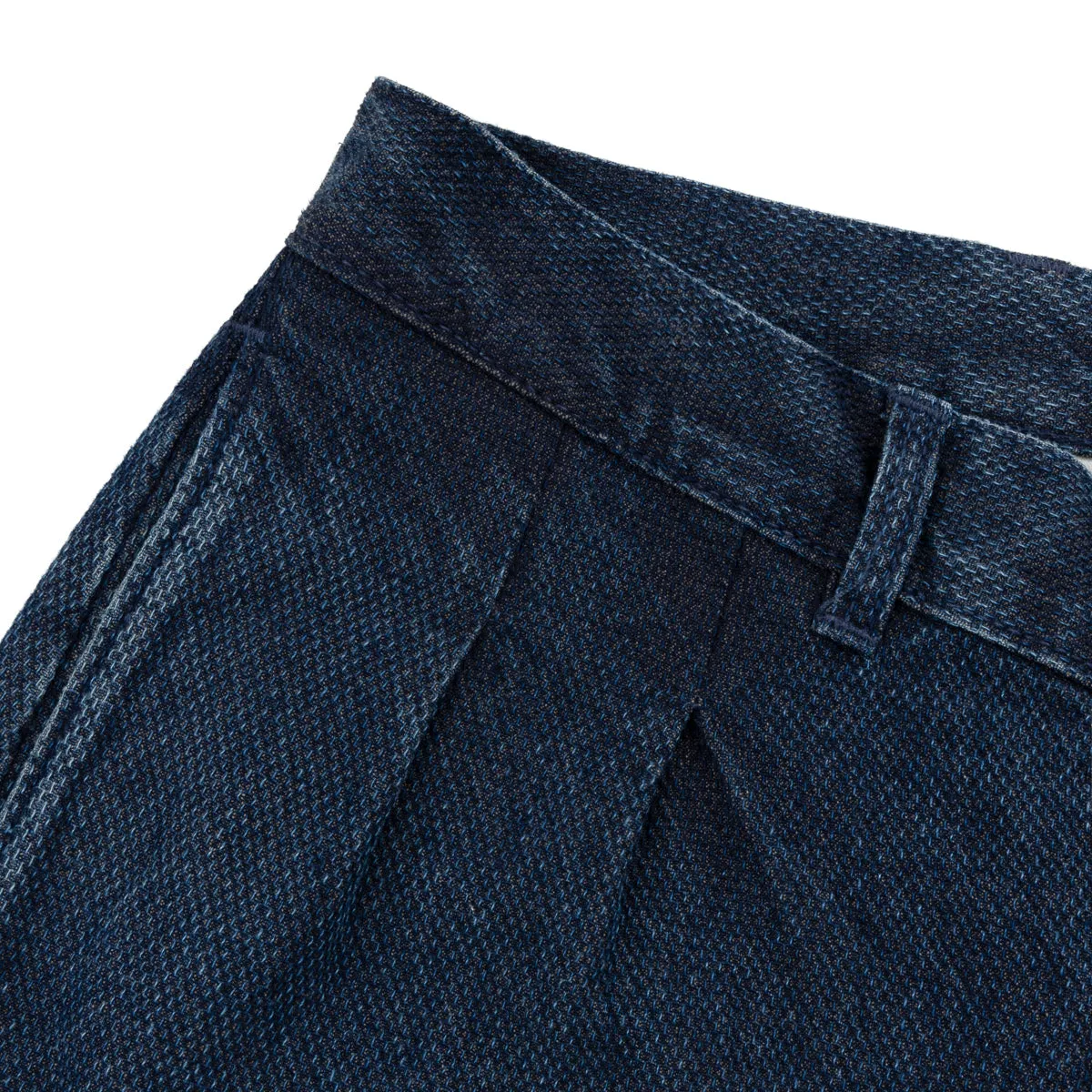 SASHIKO PLEAT PANTS ECO WASH sold by Dawson Denim product image thumbnail 5