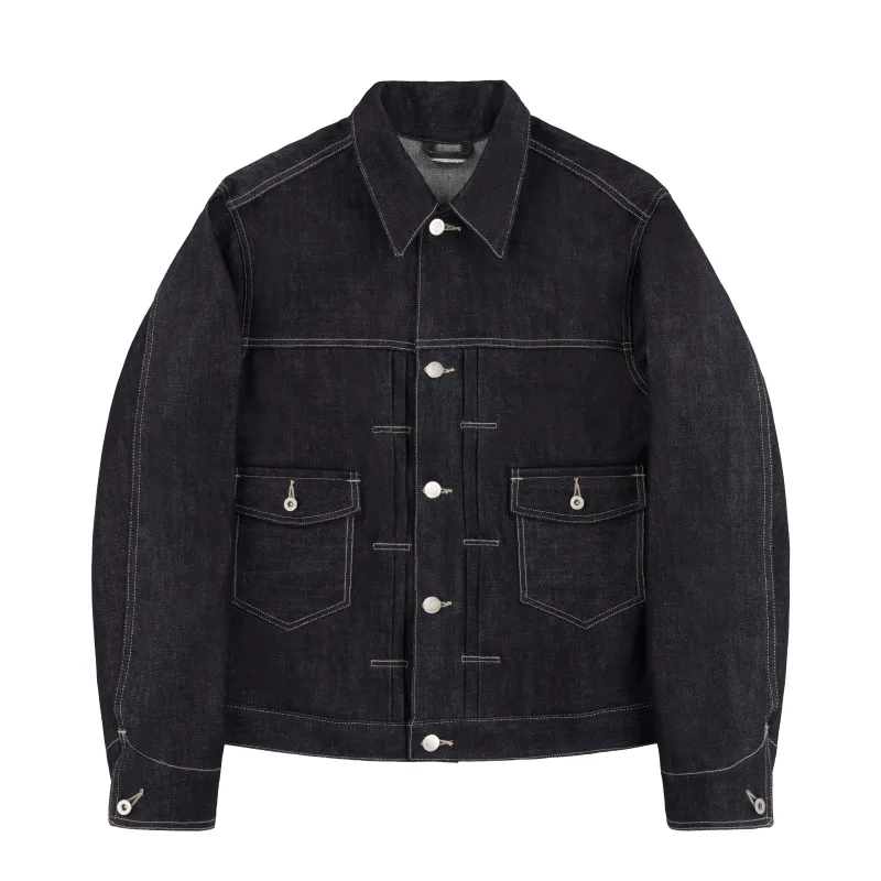 LIMITED EDITION TYPE II JACKET : DD018 18OZ RED LINE SELVEDGE DENIM sold by Dawson Denim