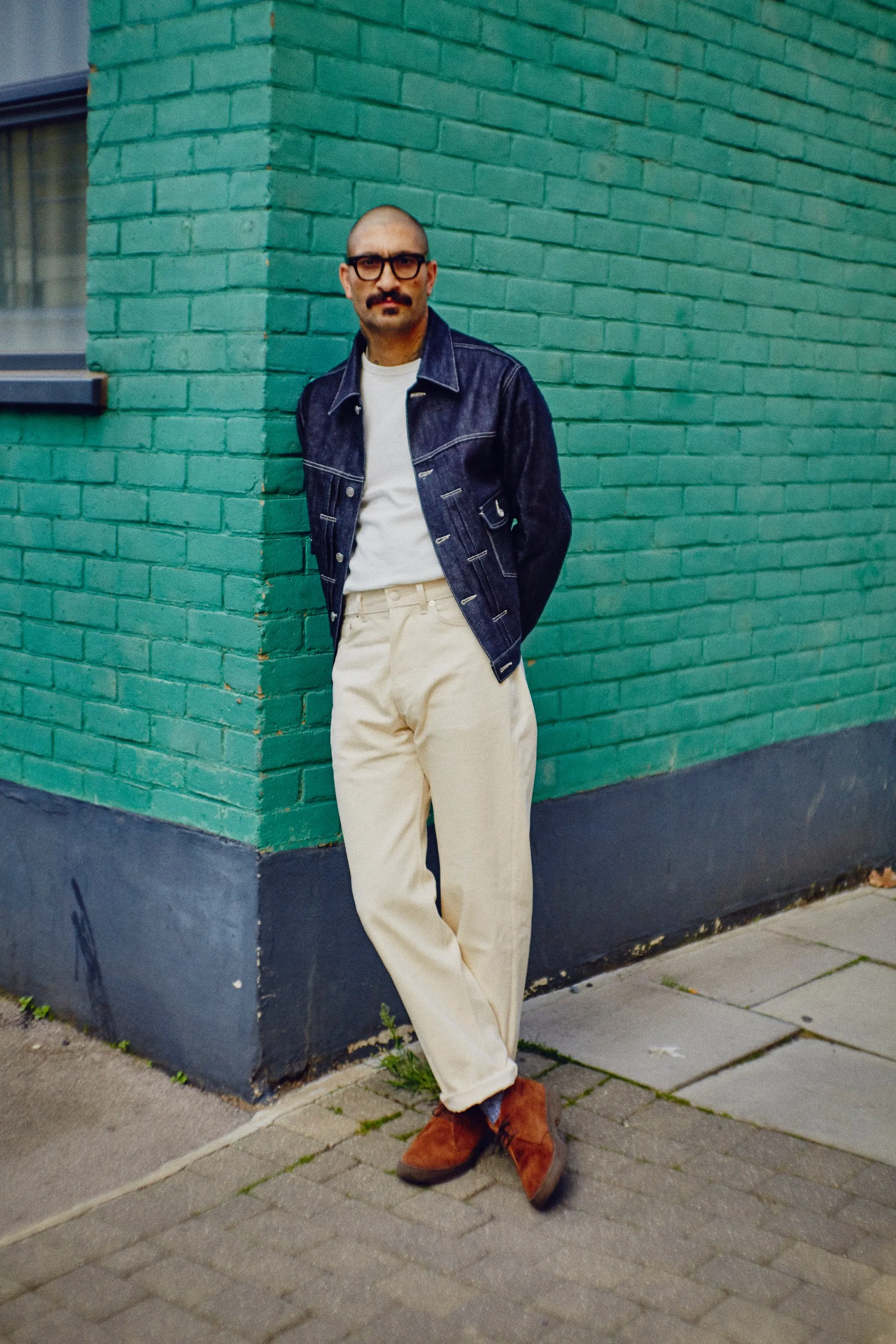 LOT 26 STANDARD FIT JEANS 14OZ ECRU SELVEDGE sold by Dawson Denim product image thumbnail 5
