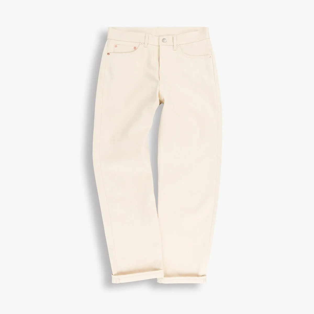 LOT 26 STANDARD FIT JEANS 14OZ ECRU SELVEDGE sold by Dawson Denim