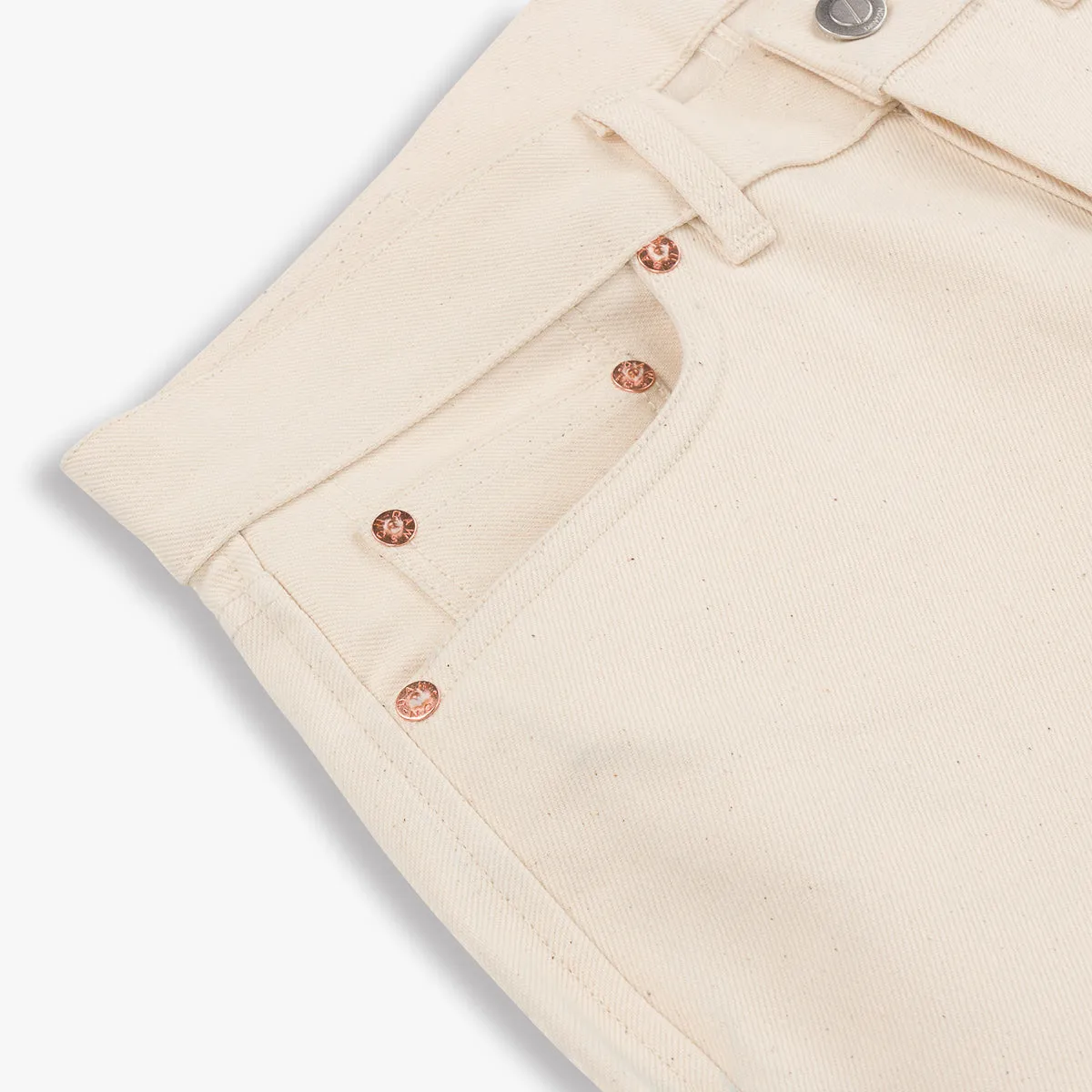 LOT 26 STANDARD FIT JEANS 14OZ ECRU SELVEDGE sold by Dawson Denim product image thumbnail 3