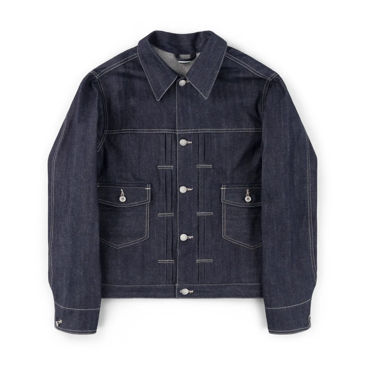 LOT 9 MENS TYPE II 14OZ RAW WHITE SELVEDGE 1940'S sold by Dawson Denim