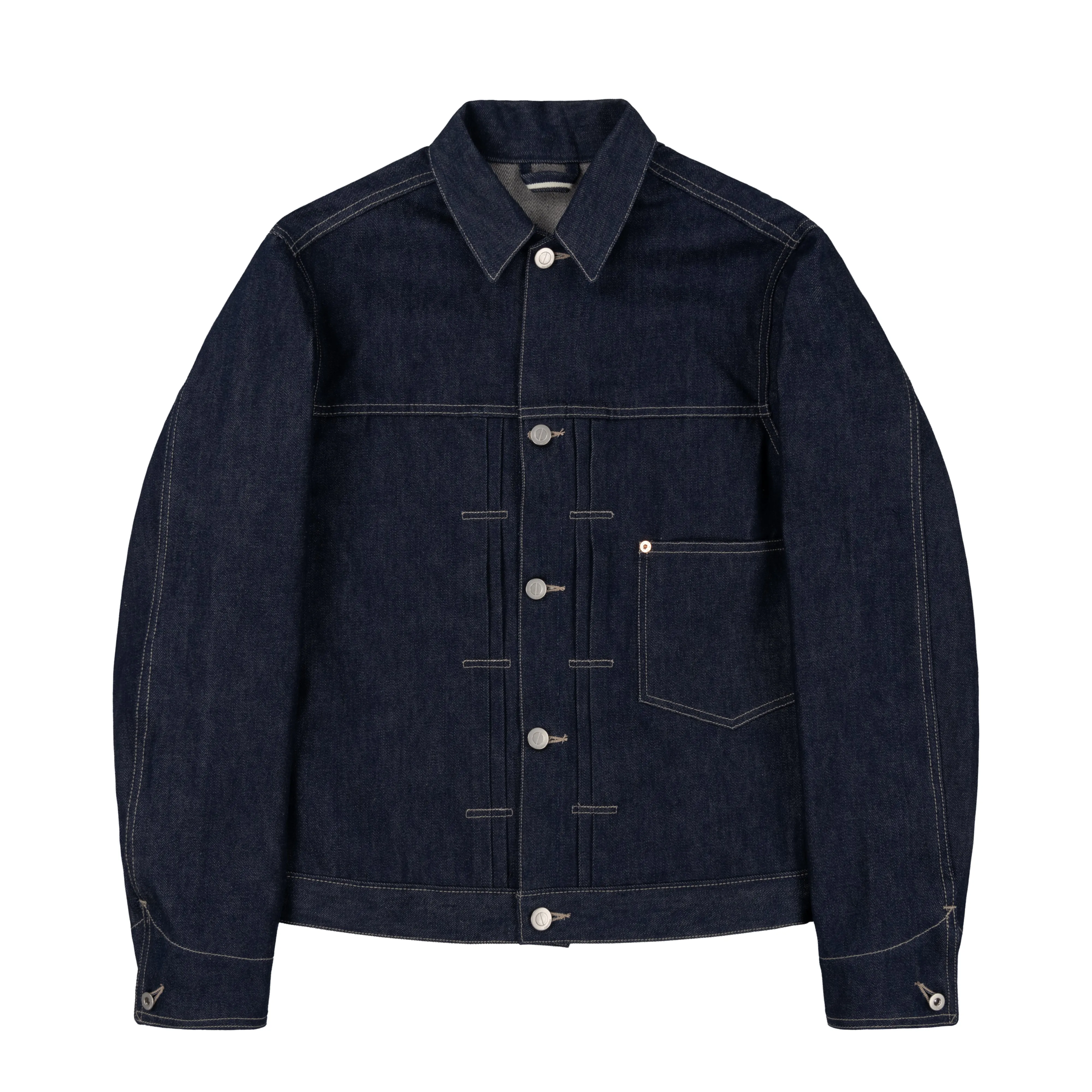 LOT 32 TYPE I JACKET 14oz ORGANIC COTTON WHITE SELVEDGE sold by Dawson Denim