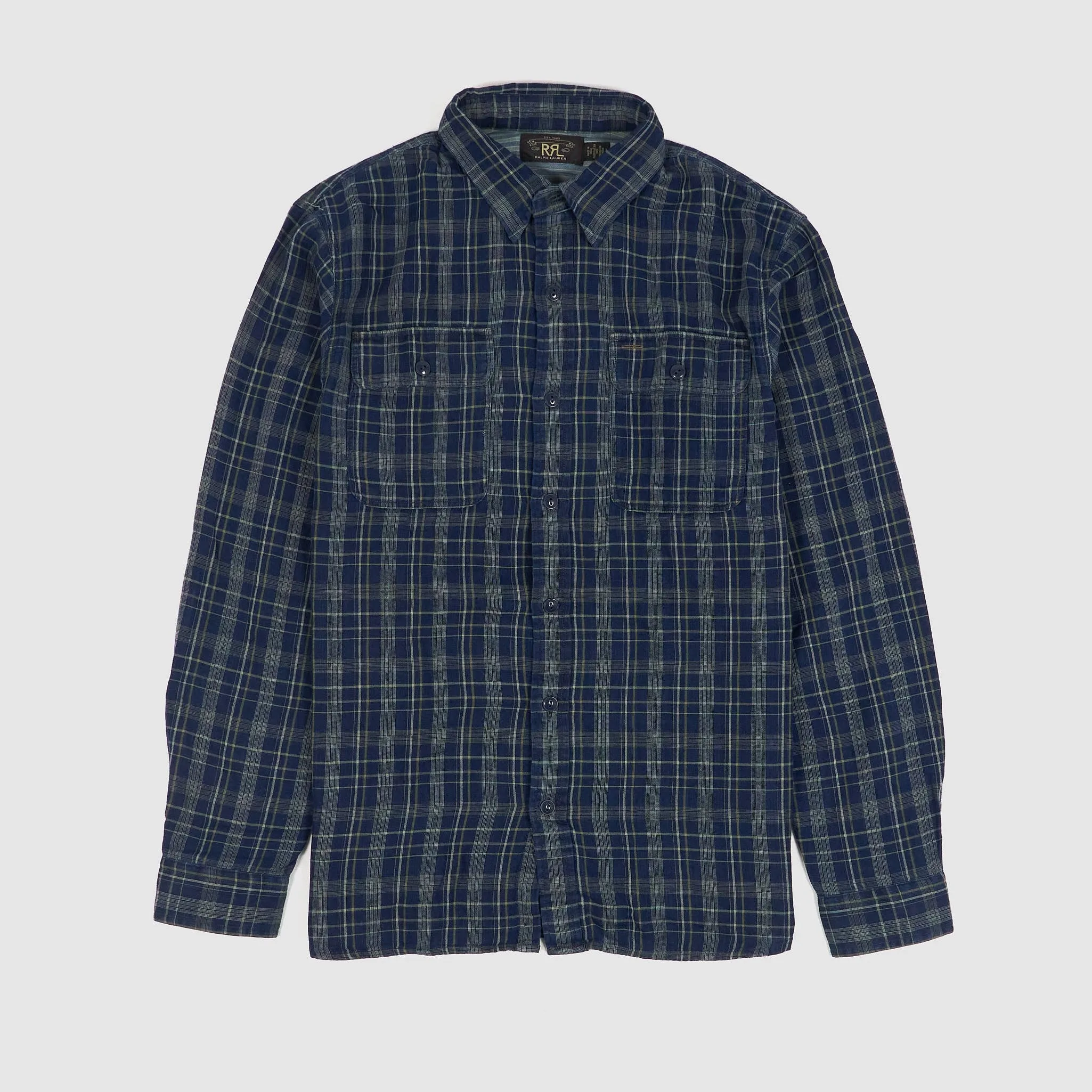 Double RL Double-Faced Work Shirt sold by DeeCee style