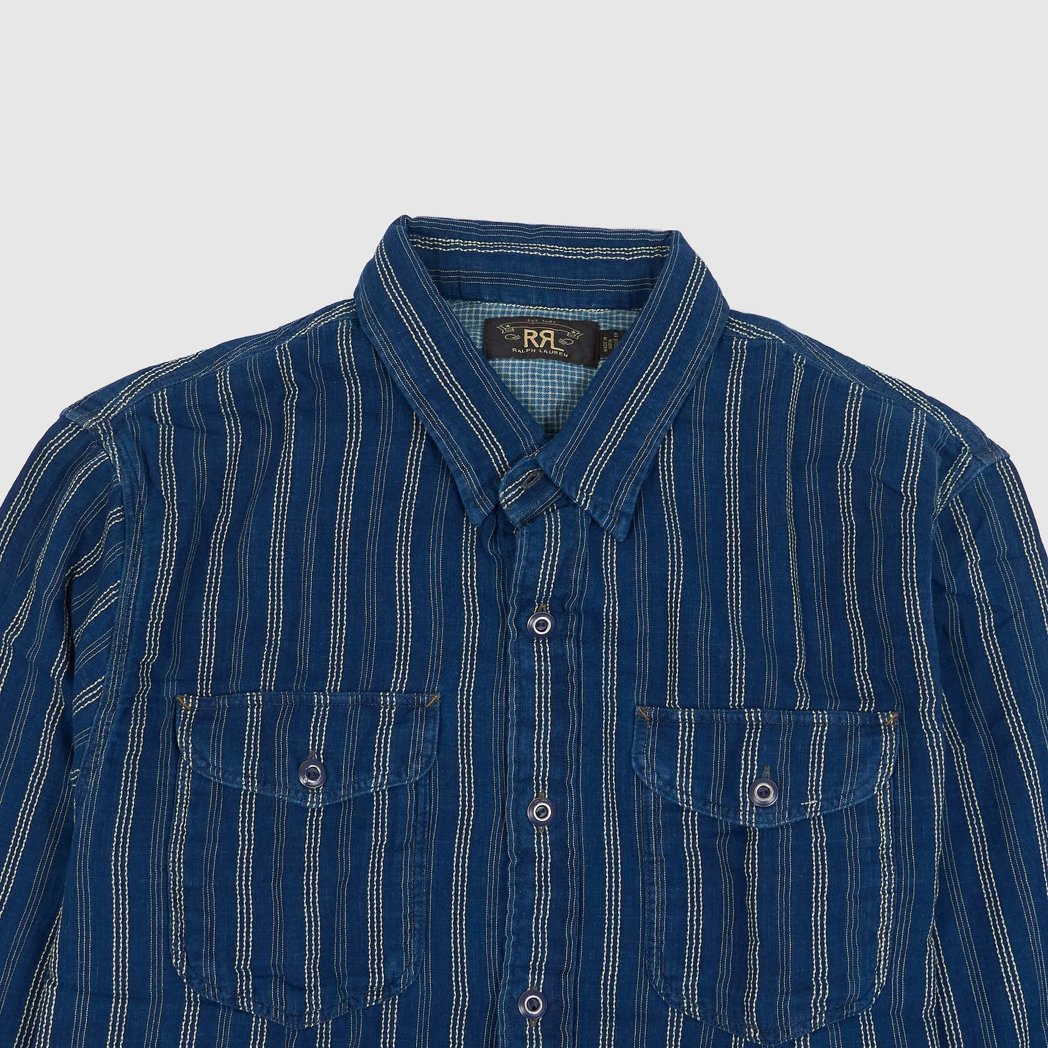 Double RL Double Face Cotton Work Shirt sold by DeeCee style product image thumbnail 3