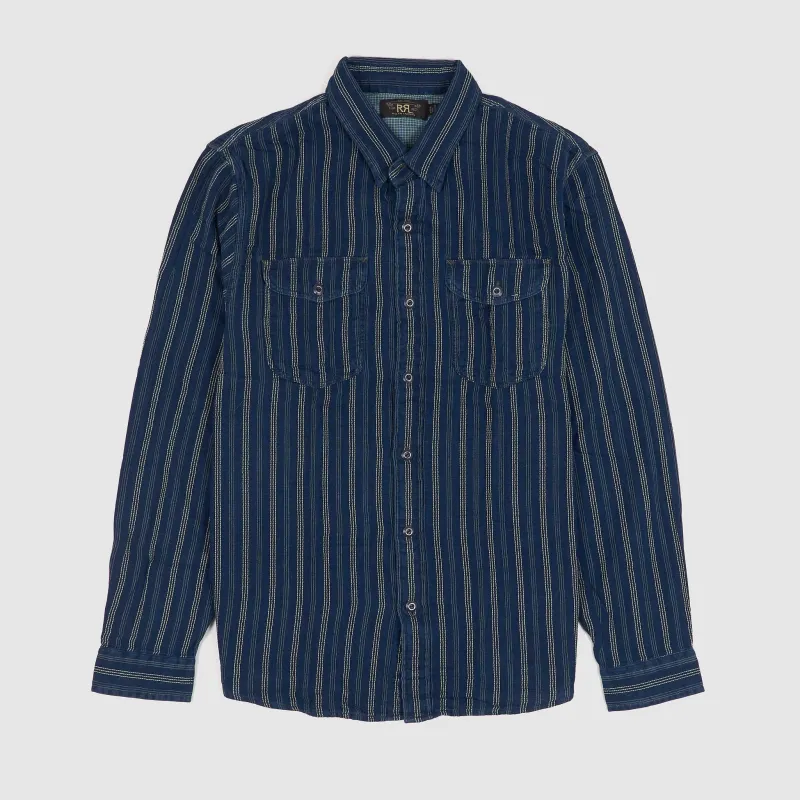 Double RL Double Face Cotton Work Shirt sold by DeeCee style