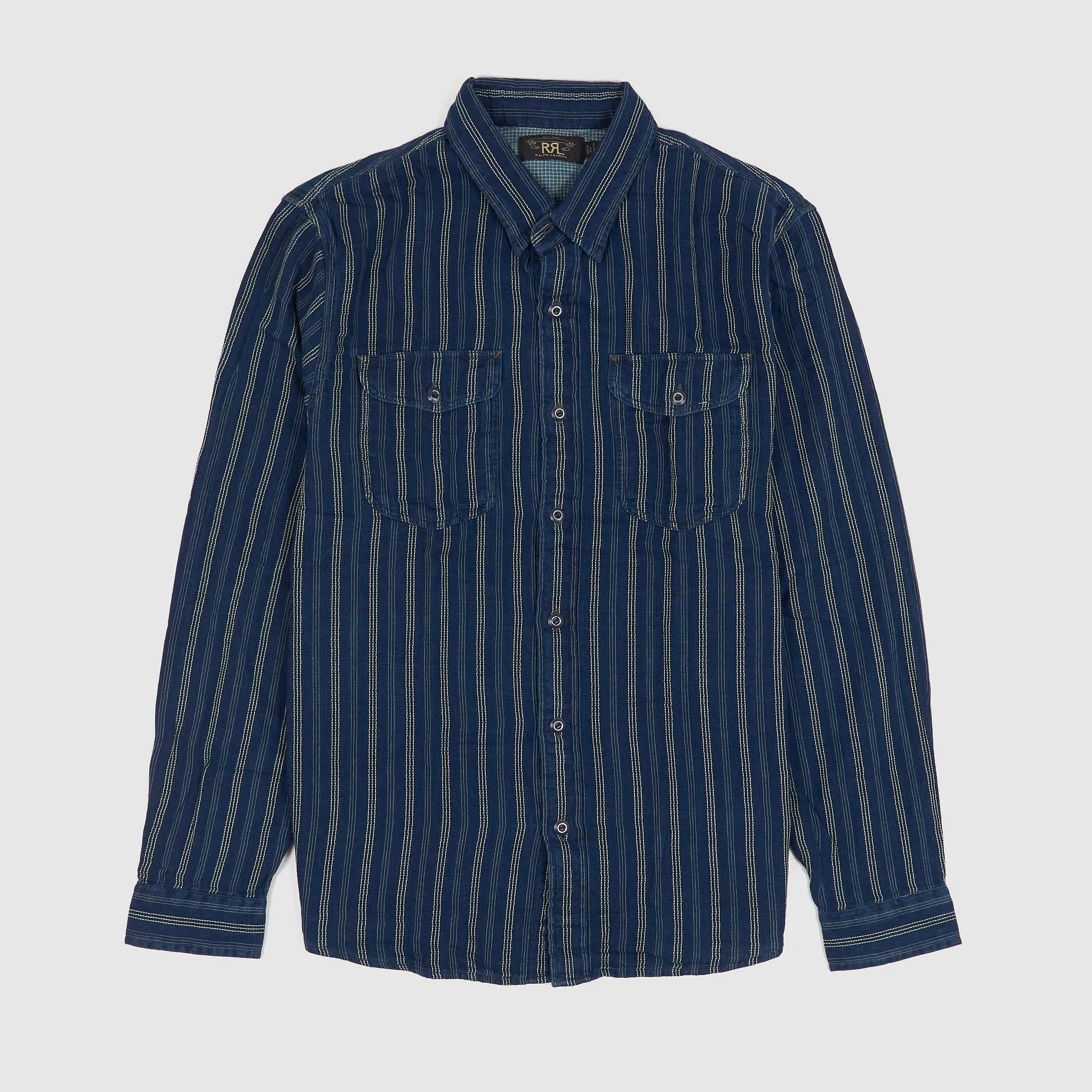 Double RL Double Face Cotton Work Shirt sold by DeeCee style