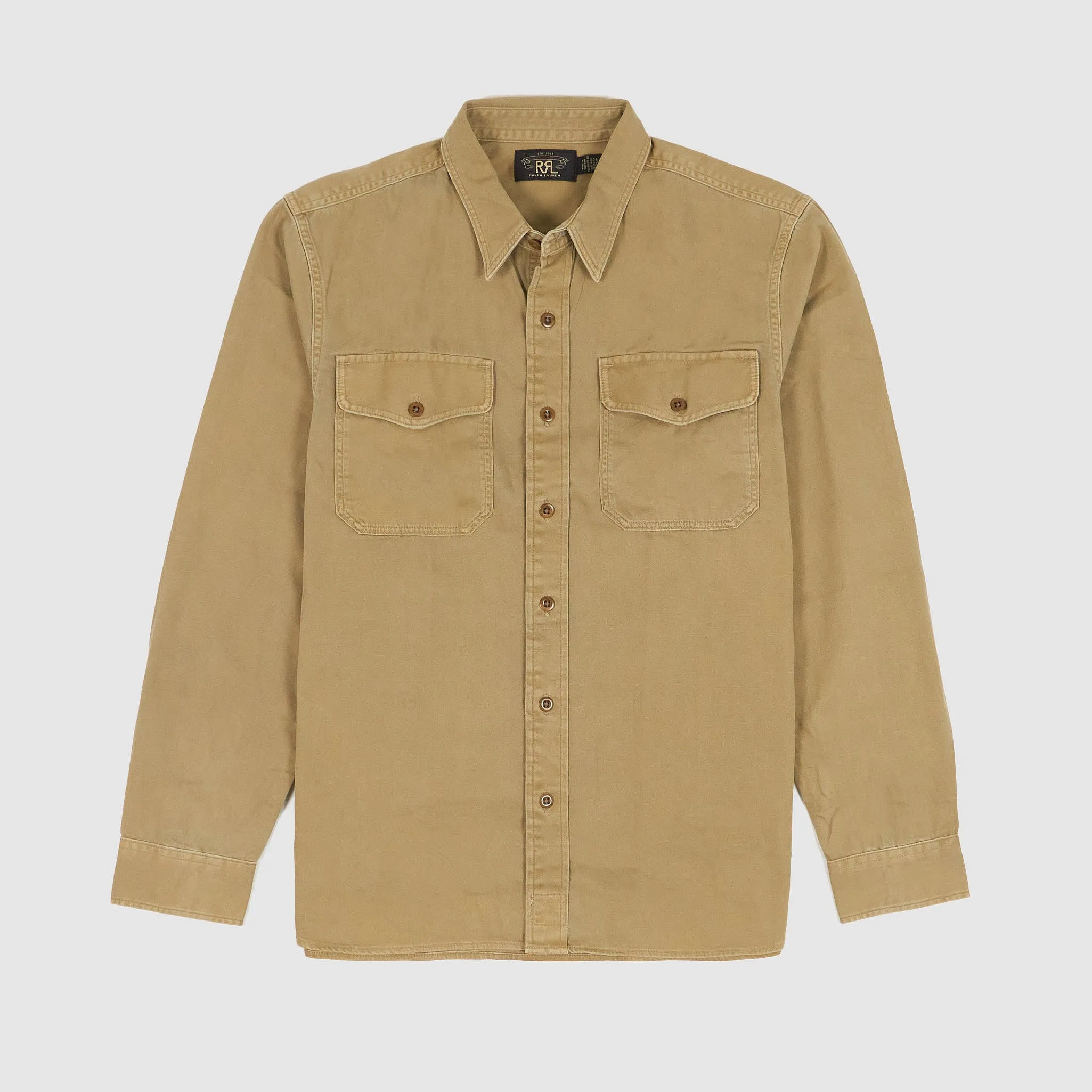 Double RL Officer's Two Pocket Sport Shirt sold by DeeCee style