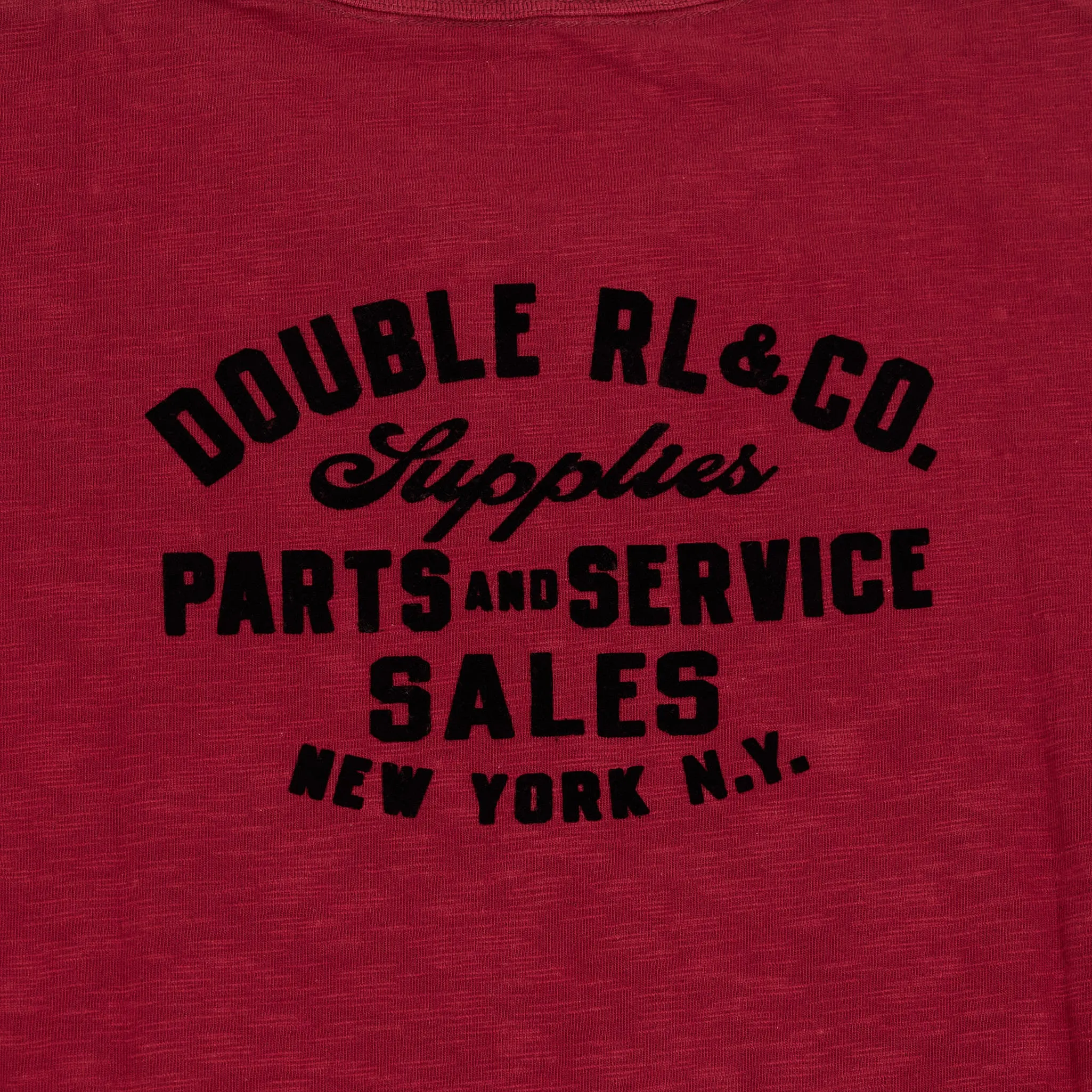 Double RL Graphic Biker Slub Jersey Crew Neck T-Shirt sold by DeeCee style product image thumbnail 2