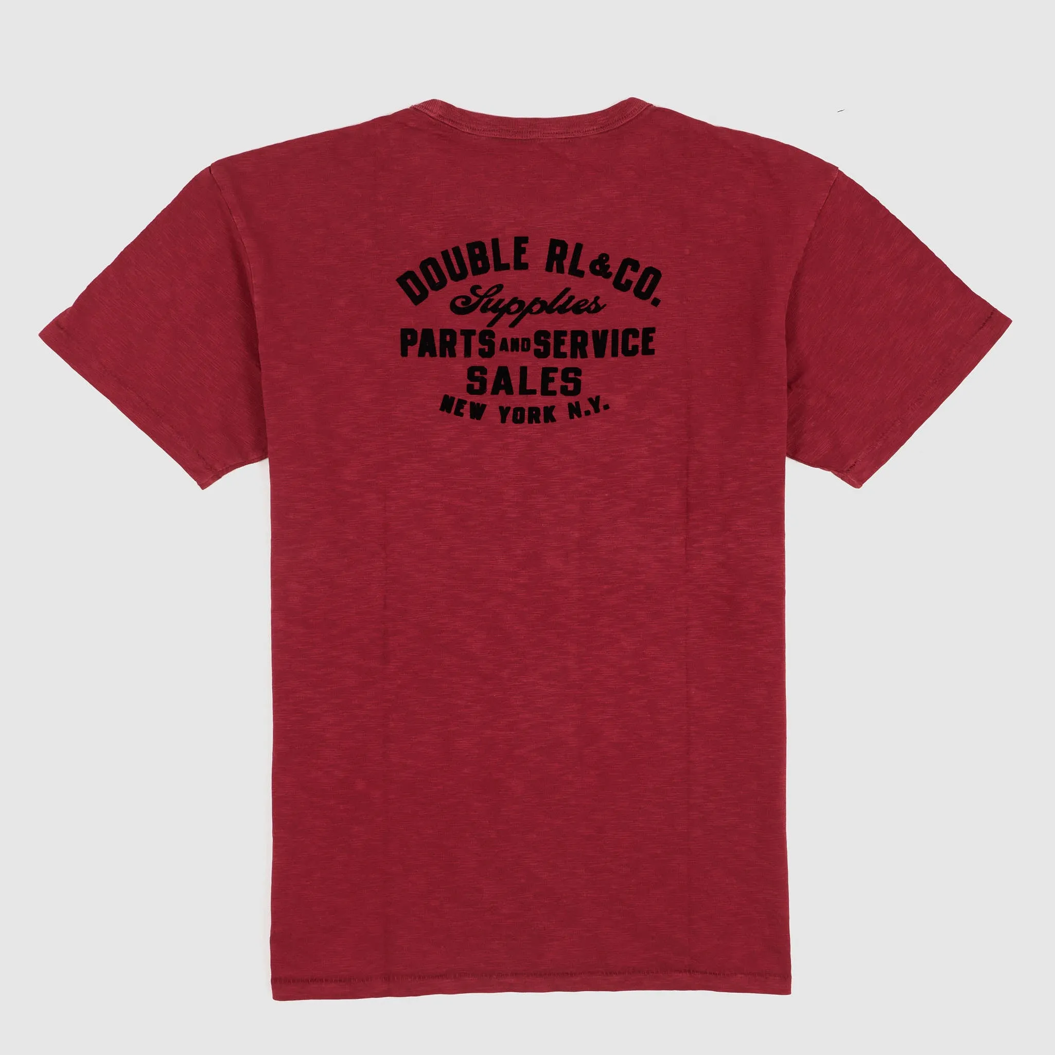 Double RL Graphic Biker Slub Jersey Crew Neck T-Shirt sold by DeeCee style product image thumbnail 4