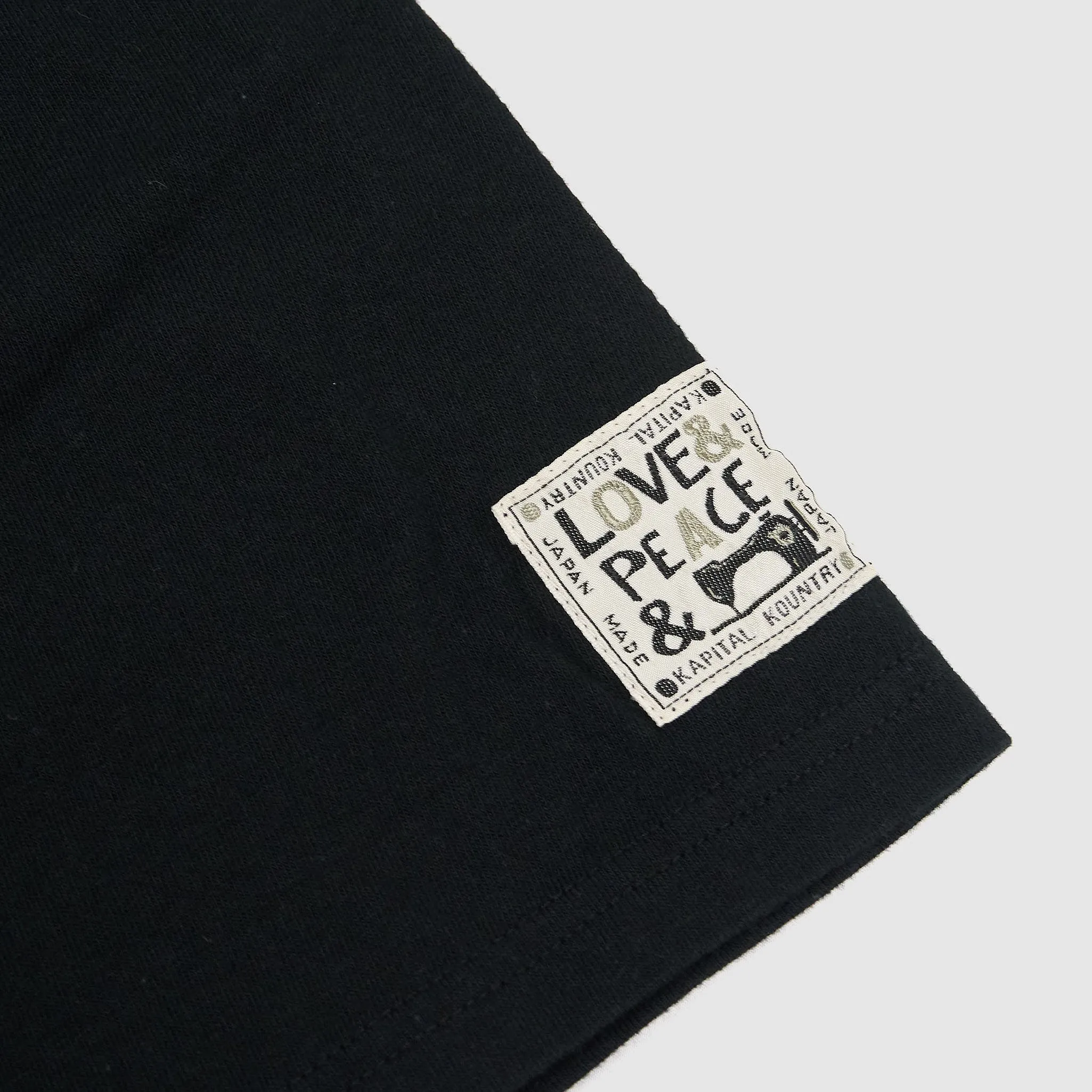 Kapital Crew Neck Medium Weight Soft Cotton T-Shirt sold by DeeCee style product image thumbnail 3