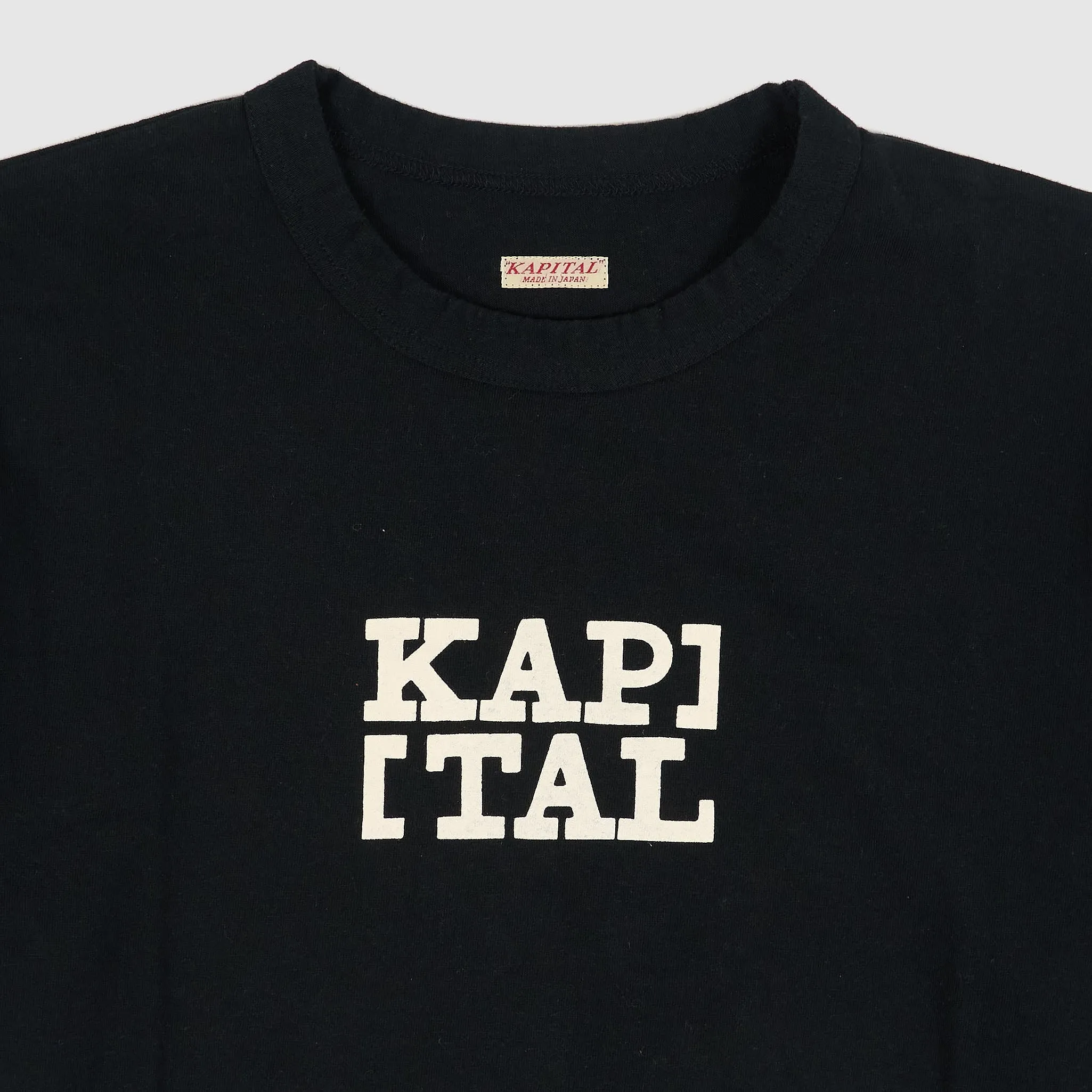 Kapital Crew Neck Medium Weight Soft Cotton T-Shirt sold by DeeCee style product image thumbnail 2