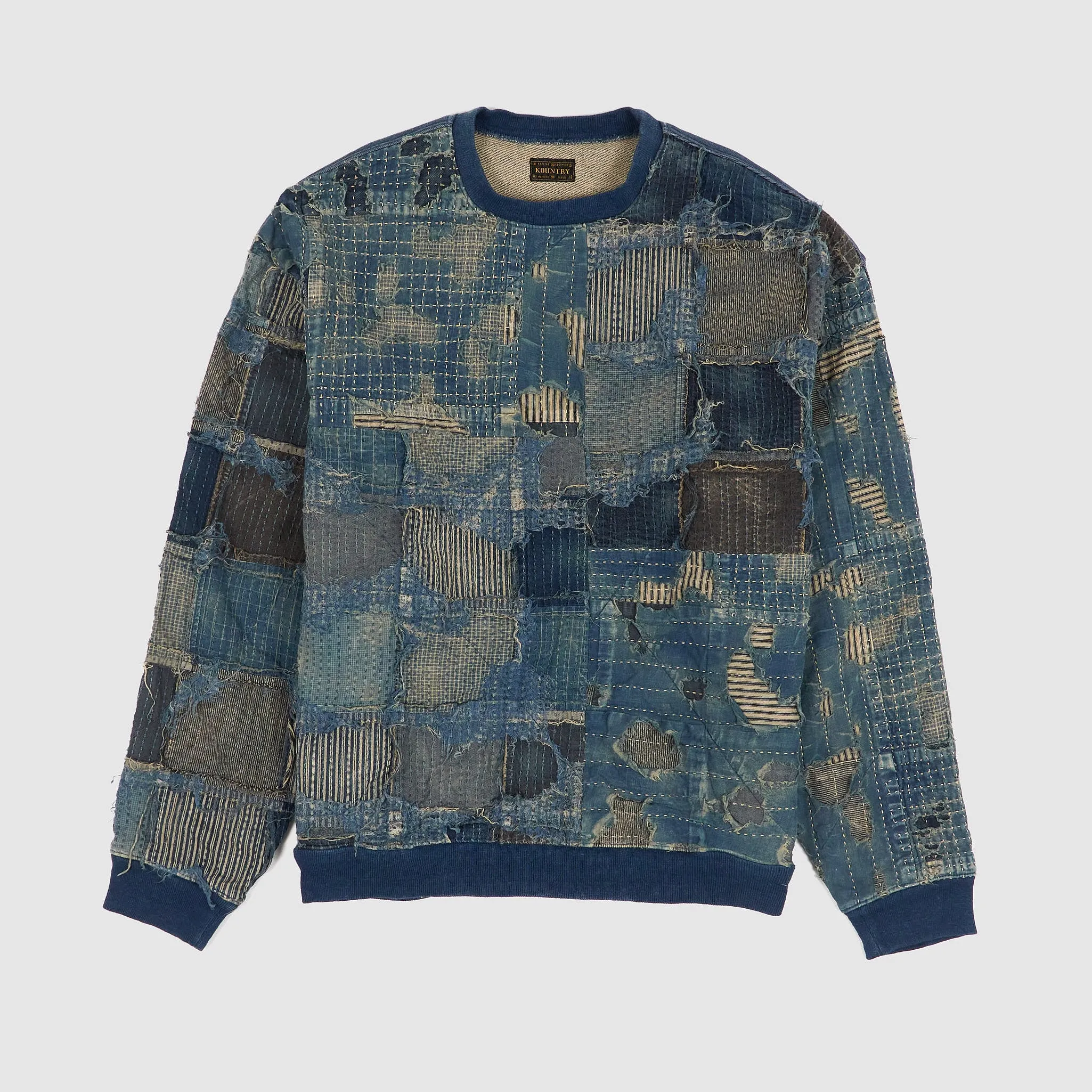 Kapital Distressed Boro Sweat Hoodie sold by DeeCee style