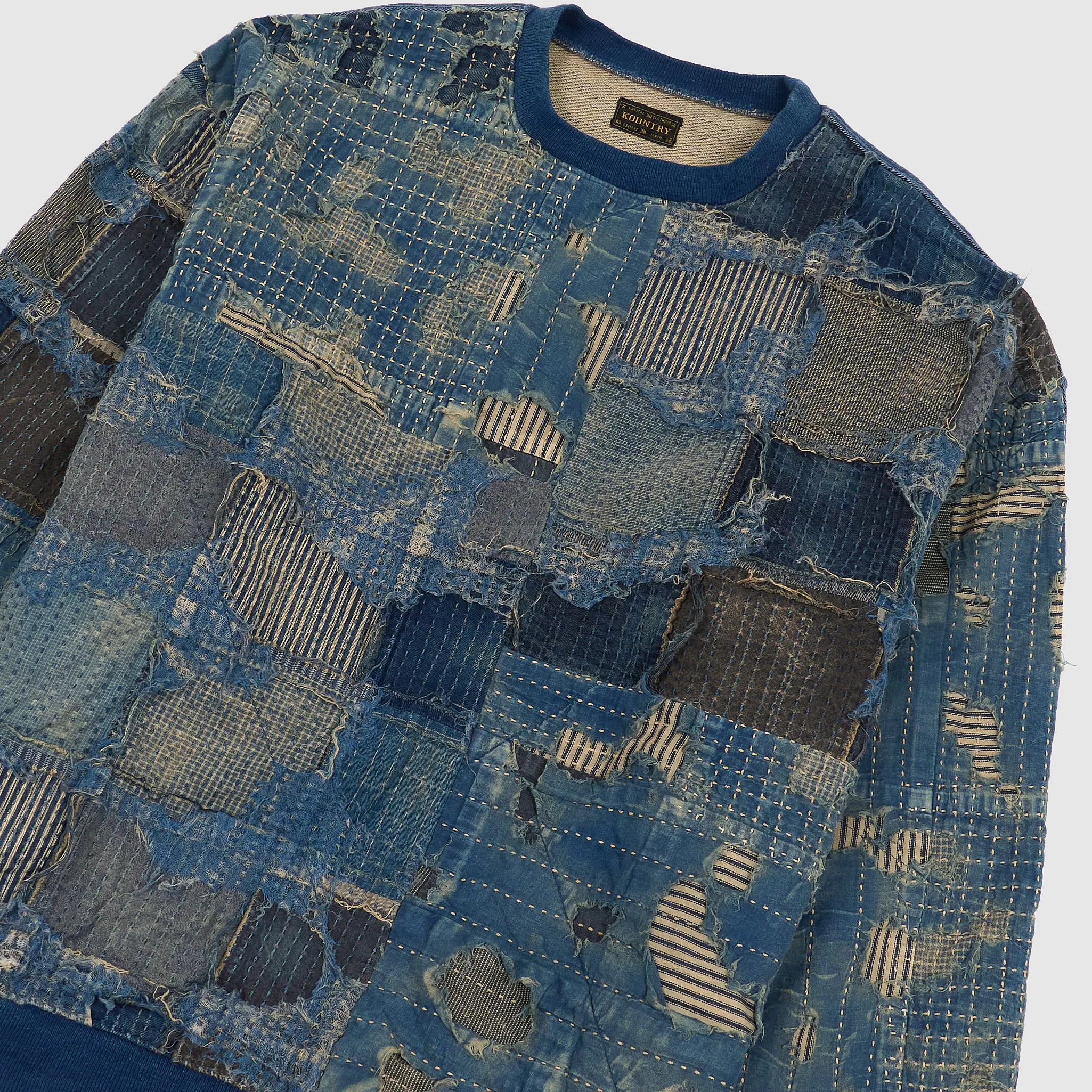 Kapital Distressed Boro Sweat Hoodie sold by DeeCee style product image thumbnail 5