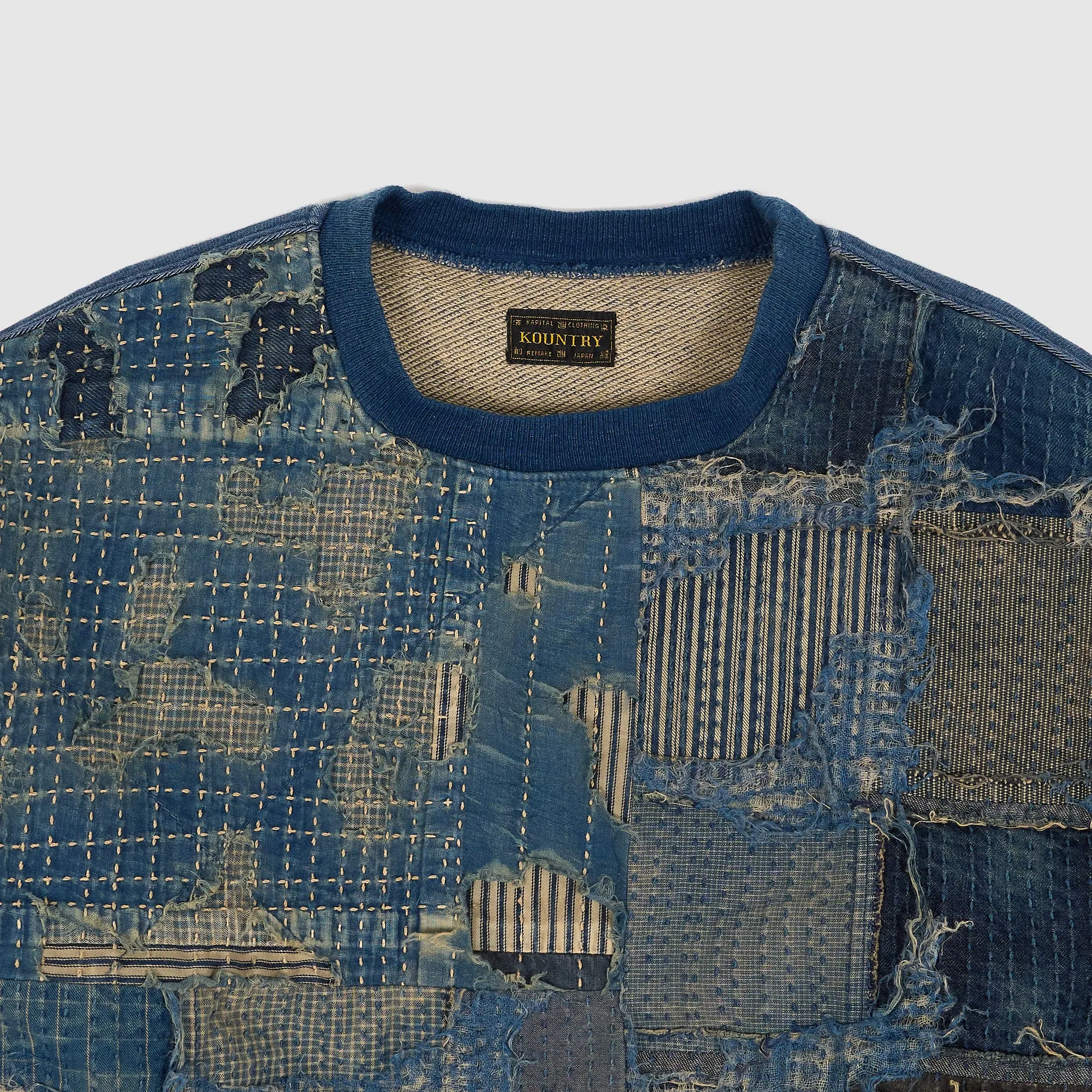 Kapital Distressed Boro Sweat Hoodie sold by DeeCee style product image thumbnail 2