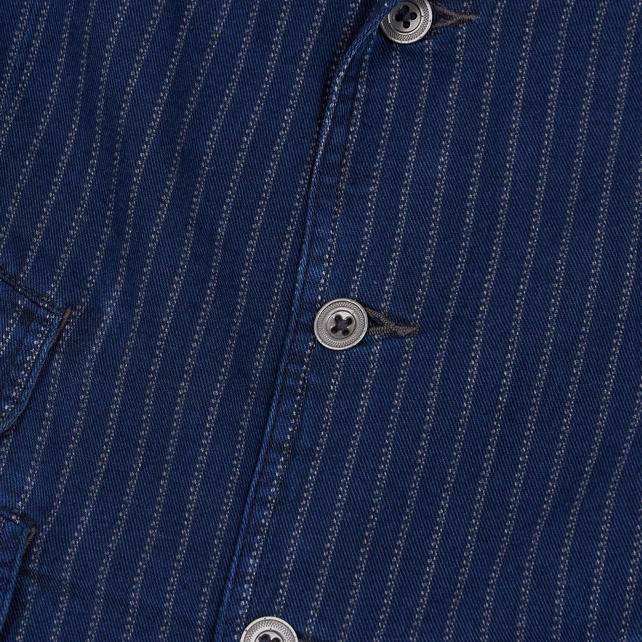 Double RL Indigo Striped Halflined Blazer sold by DeeCee style product image thumbnail 4