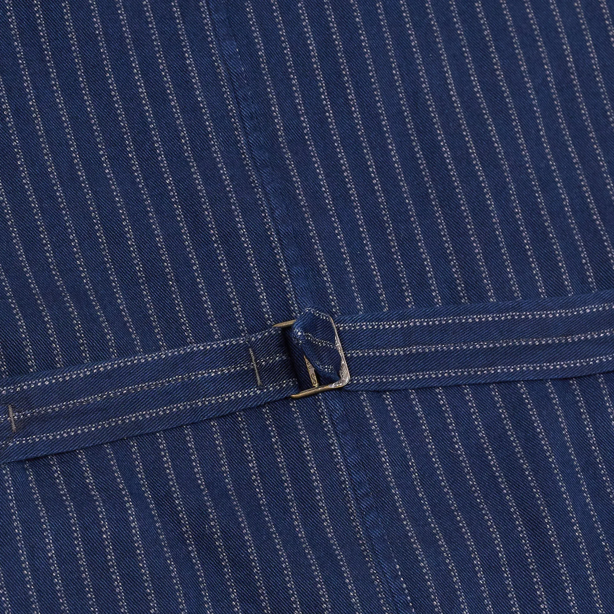 Double RL Indigo Striped Vest sold by DeeCee style product image thumbnail 3