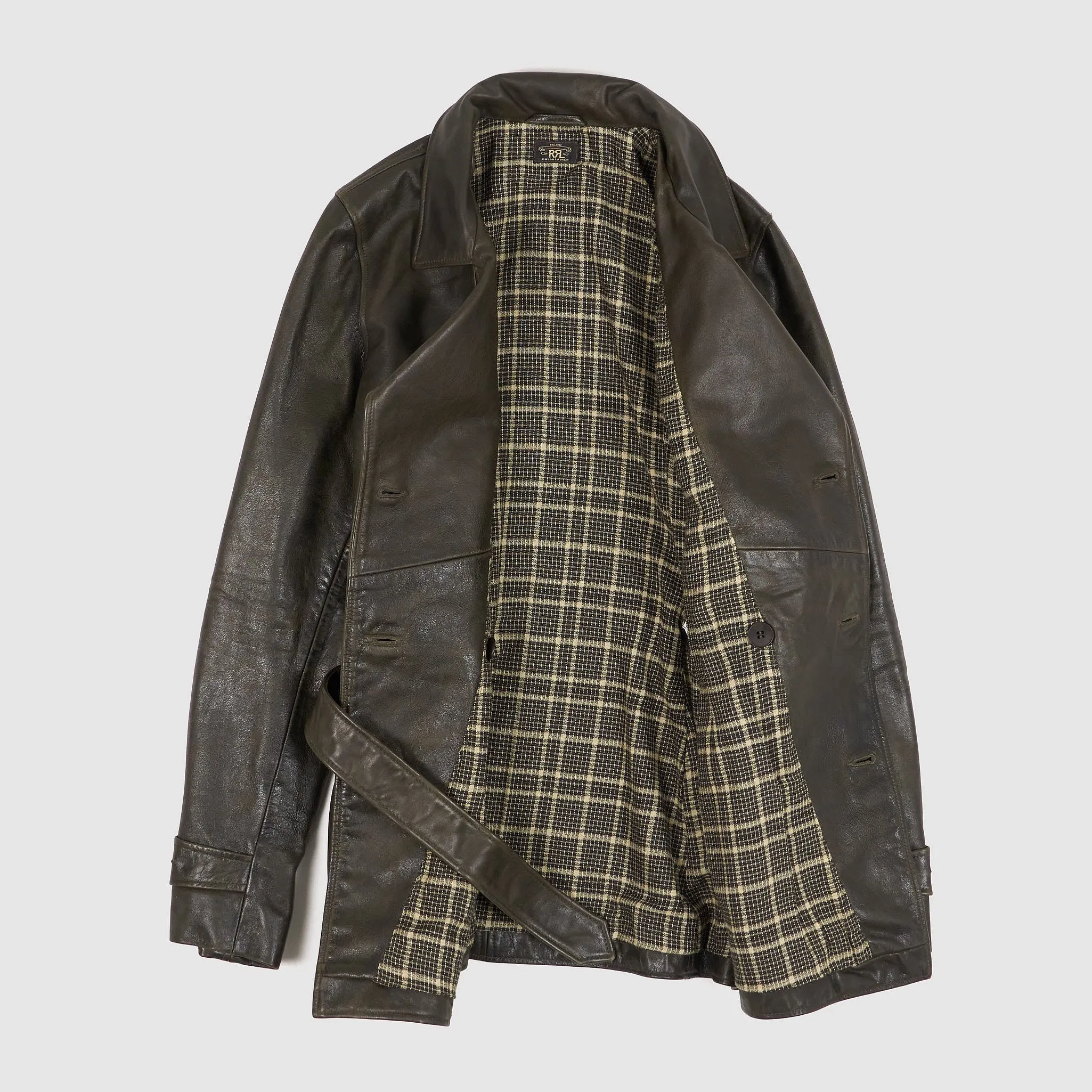 Double RL Ladies Leatherjacket with Detachable Leather Belt sold by DeeCee style product image thumbnail 2