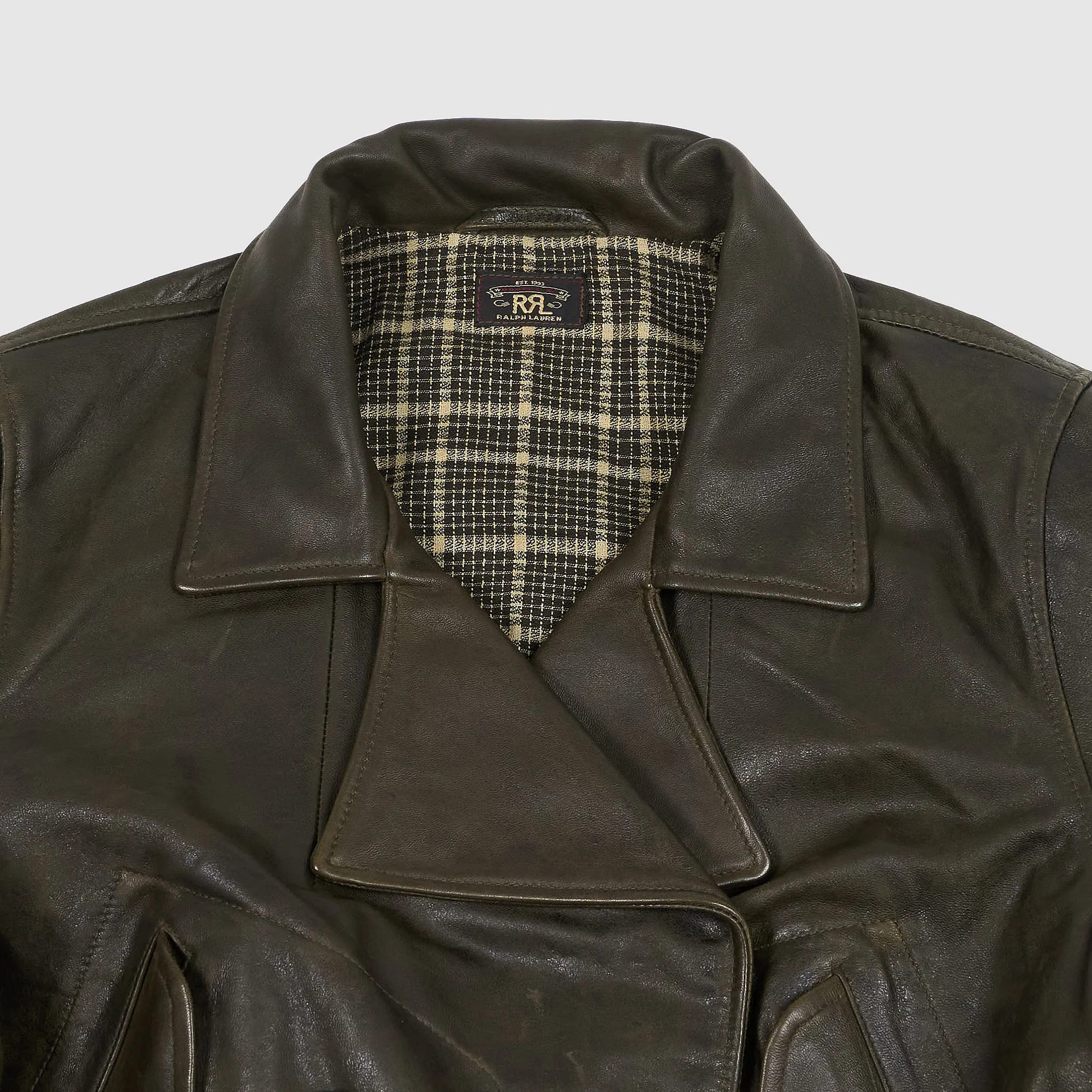 Double RL Ladies Leatherjacket with Detachable Leather Belt sold by DeeCee style product image thumbnail 5