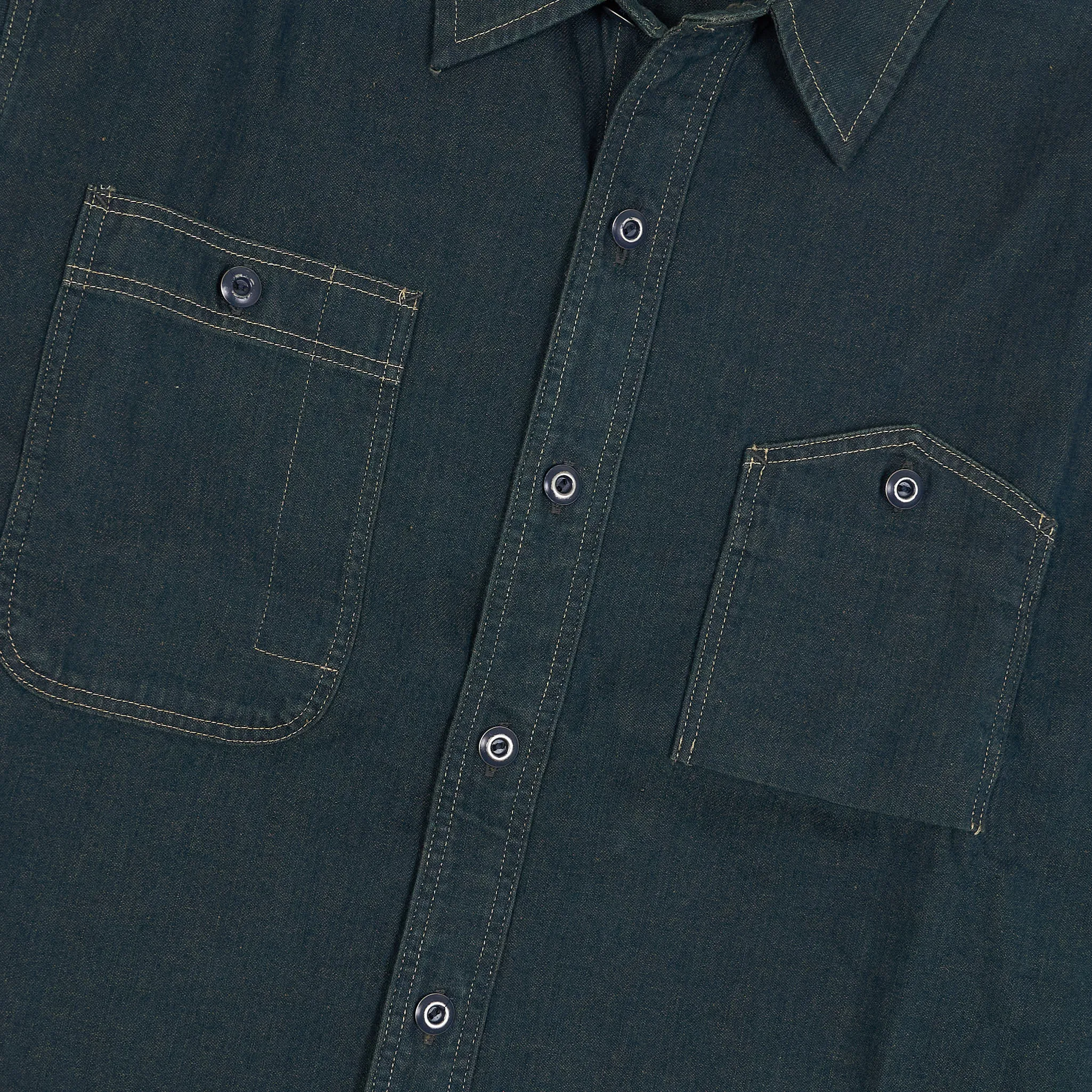 Double RL Railroad Denim Work Shirt sold by DeeCee style product image thumbnail 4