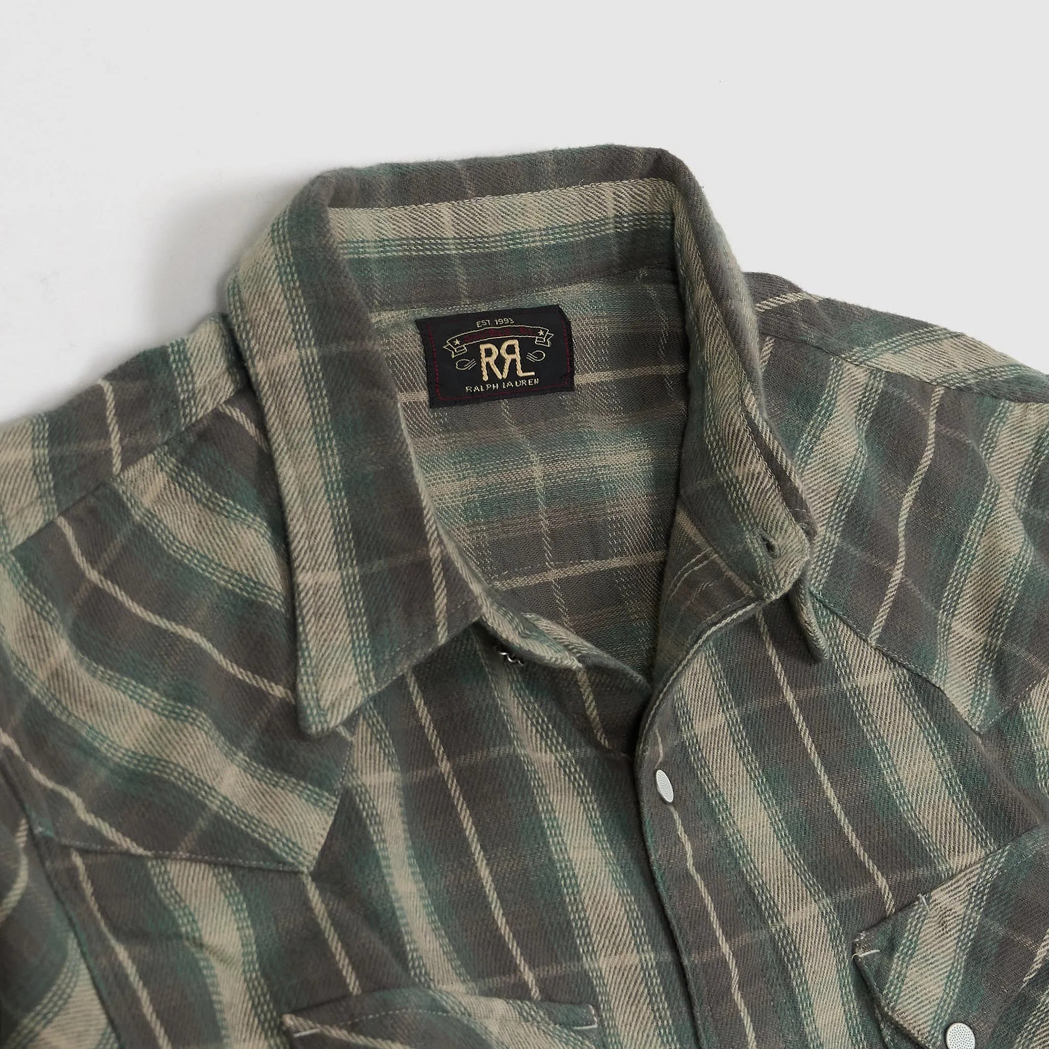 Double RL Plaid Western Shirt sold by DeeCee style product image thumbnail 3