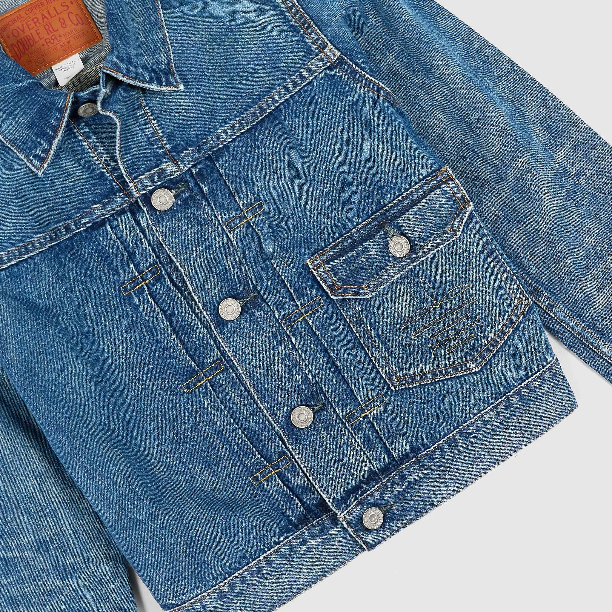 Double RL Ladies Type-1 Trucker Jacket sold by DeeCee style product image thumbnail 5