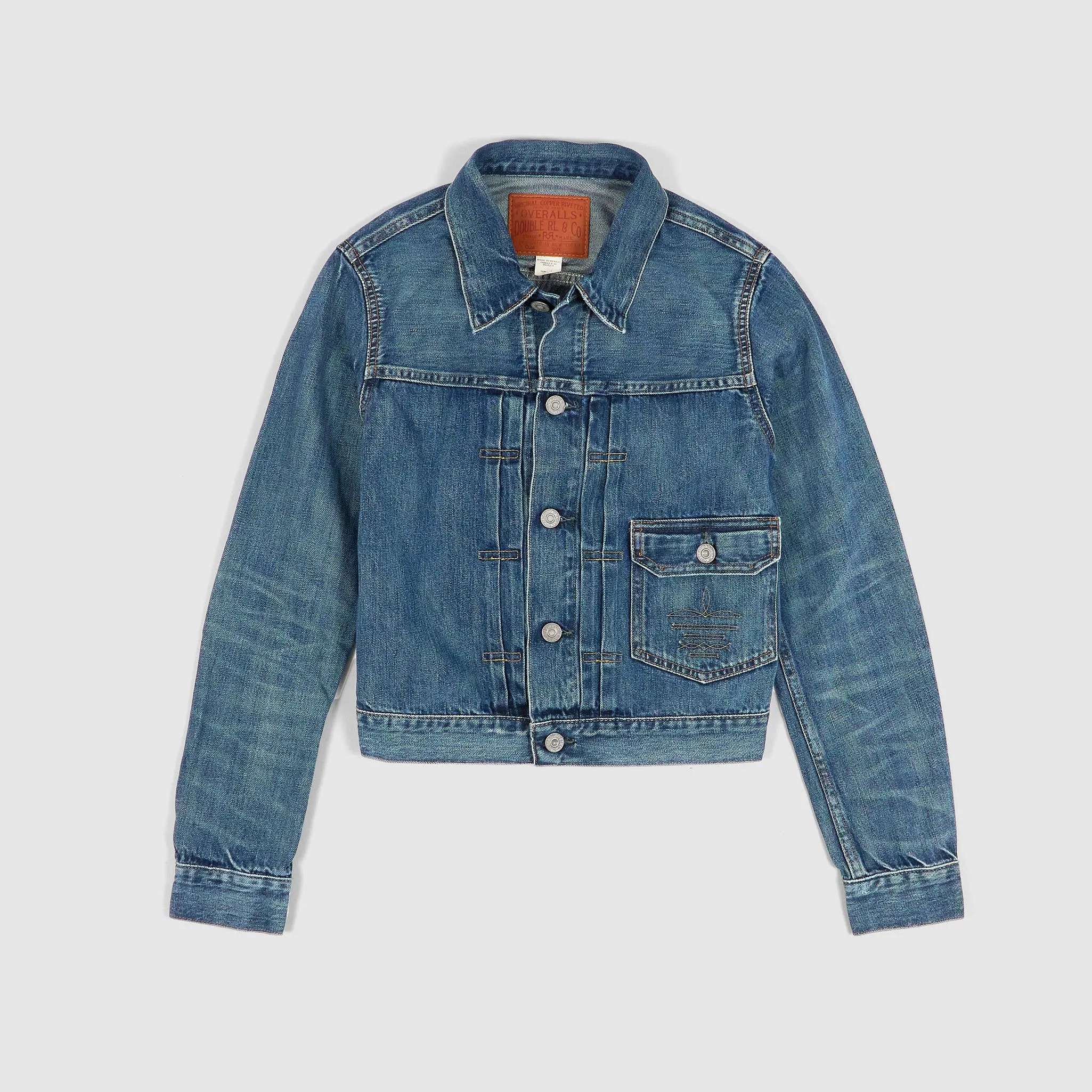 Double RL Ladies Type-1 Trucker Jacket sold by DeeCee style