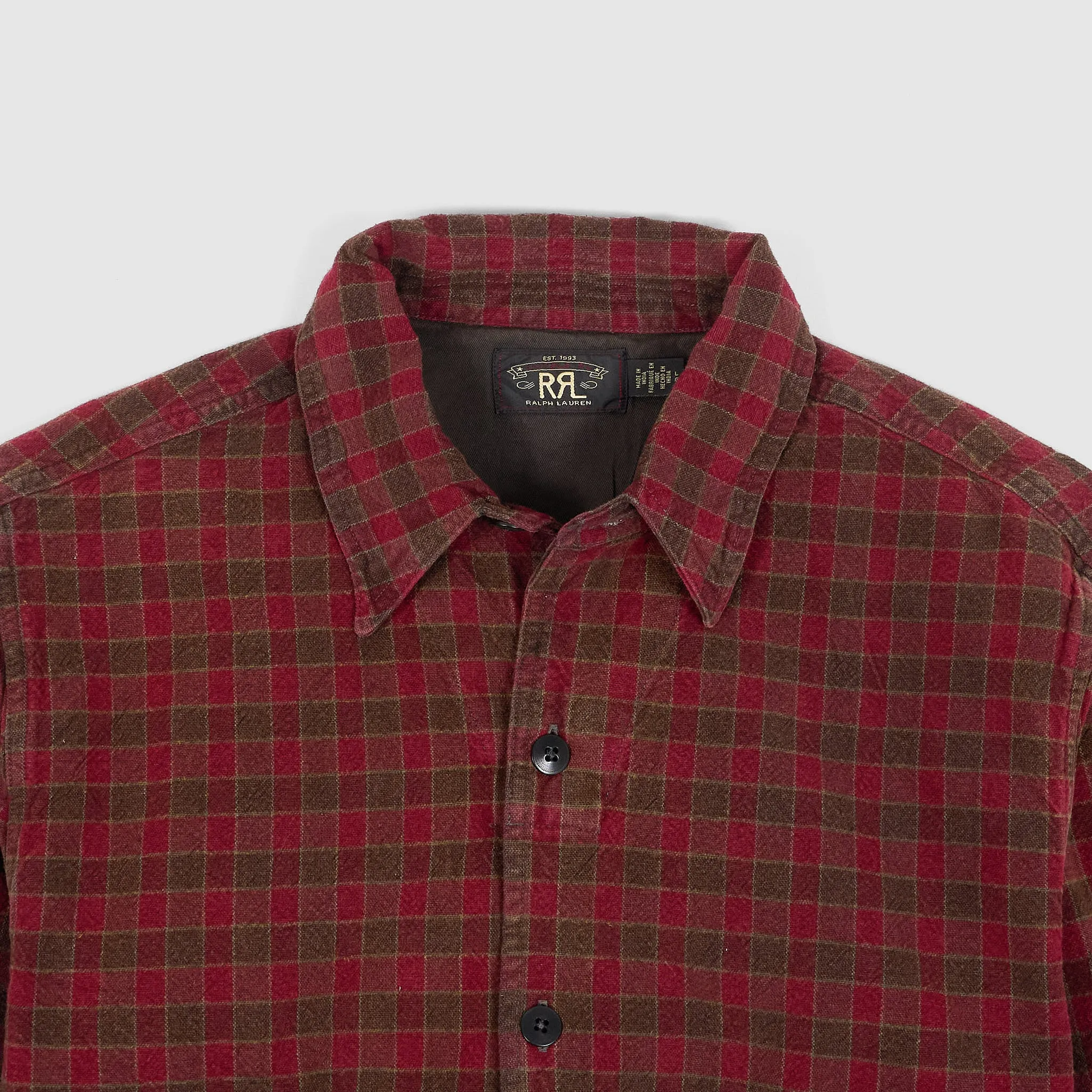 Double RL Plaid Woven Overshirt Jacket sold by DeeCee style product image thumbnail 3
