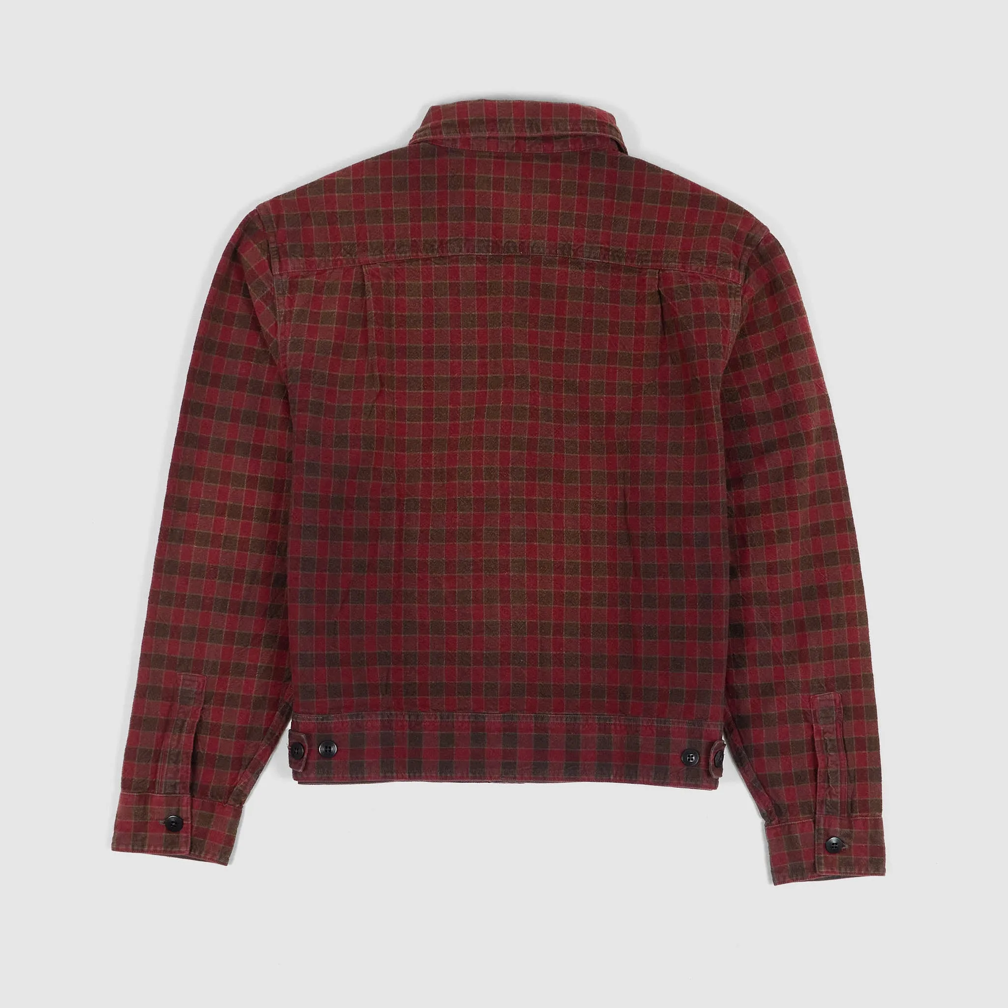 Double RL Plaid Woven Overshirt Jacket sold by DeeCee style product image thumbnail 2