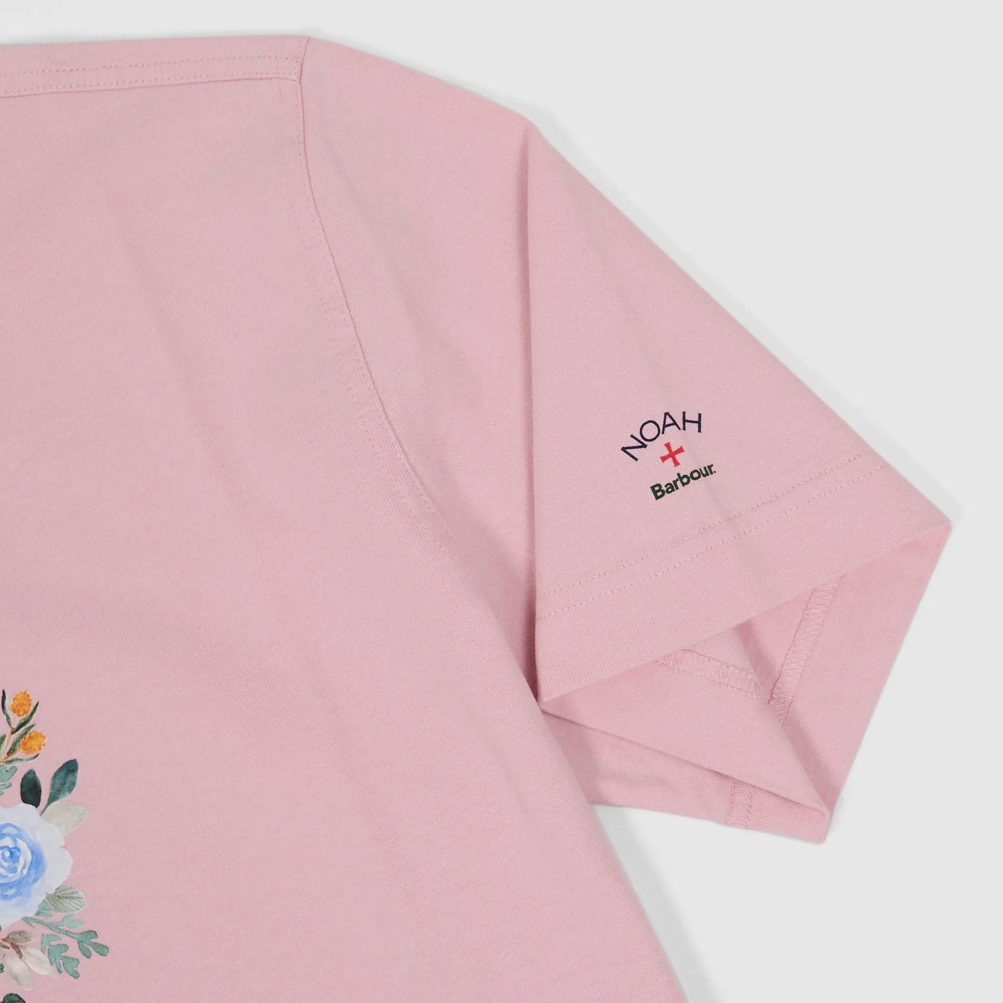 Barbour x Noah Floral Heavy Weight Crew Neck T-Shirt sold by DeeCee style product image thumbnail 4