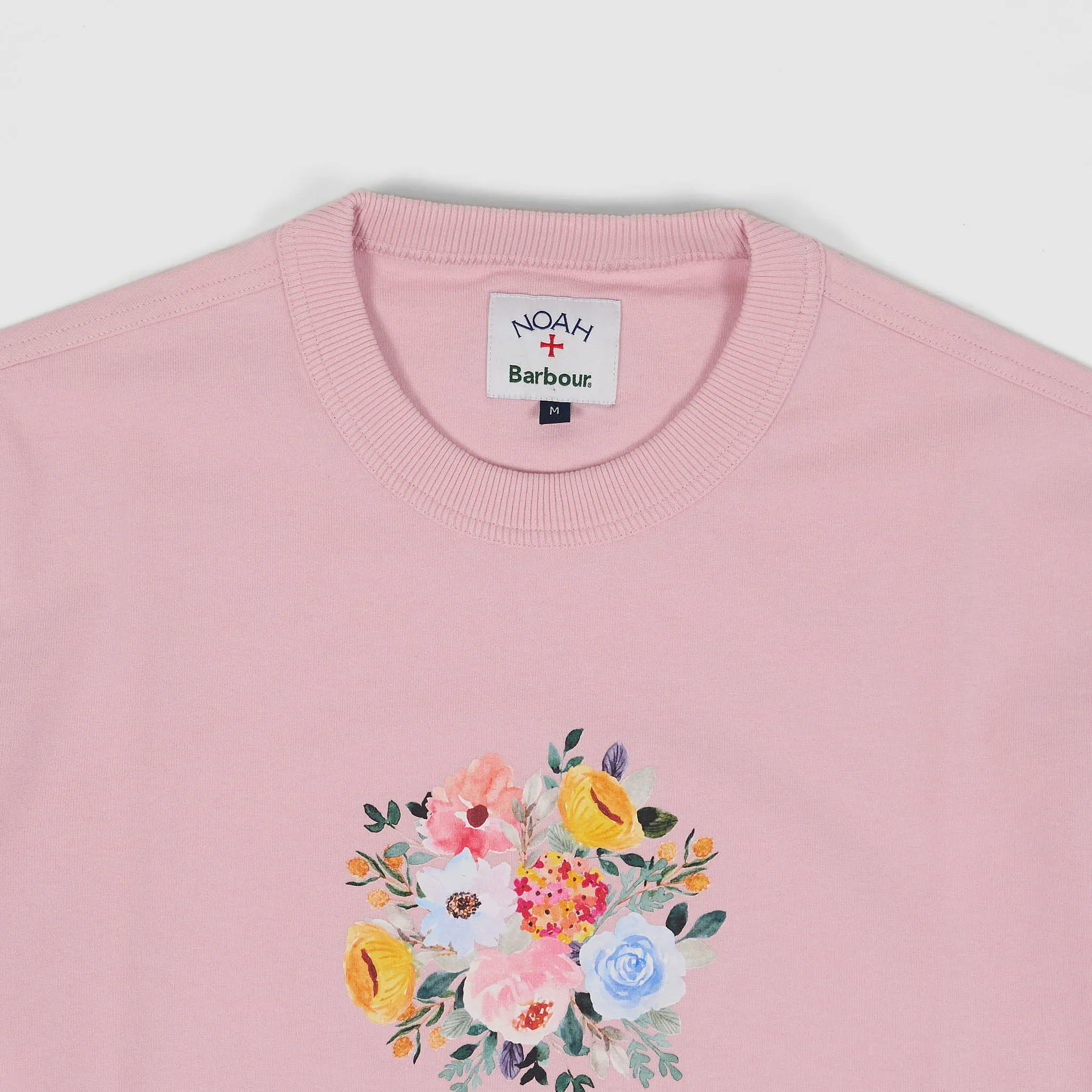Barbour x Noah Floral Heavy Weight Crew Neck T-Shirt sold by DeeCee style product image thumbnail 3
